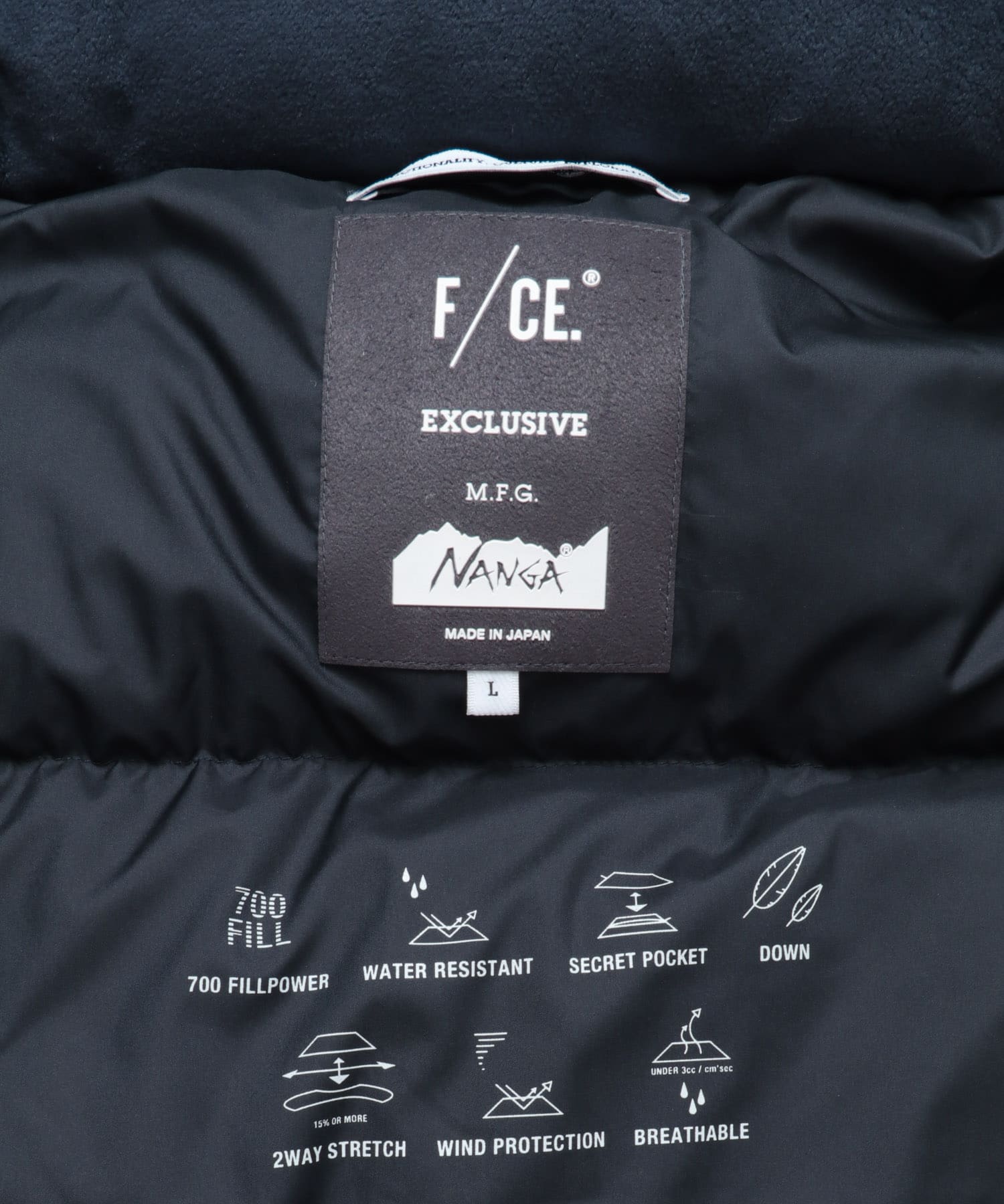 F/CE.　DETACHABLE HOODIE BOMB JK Navy L
