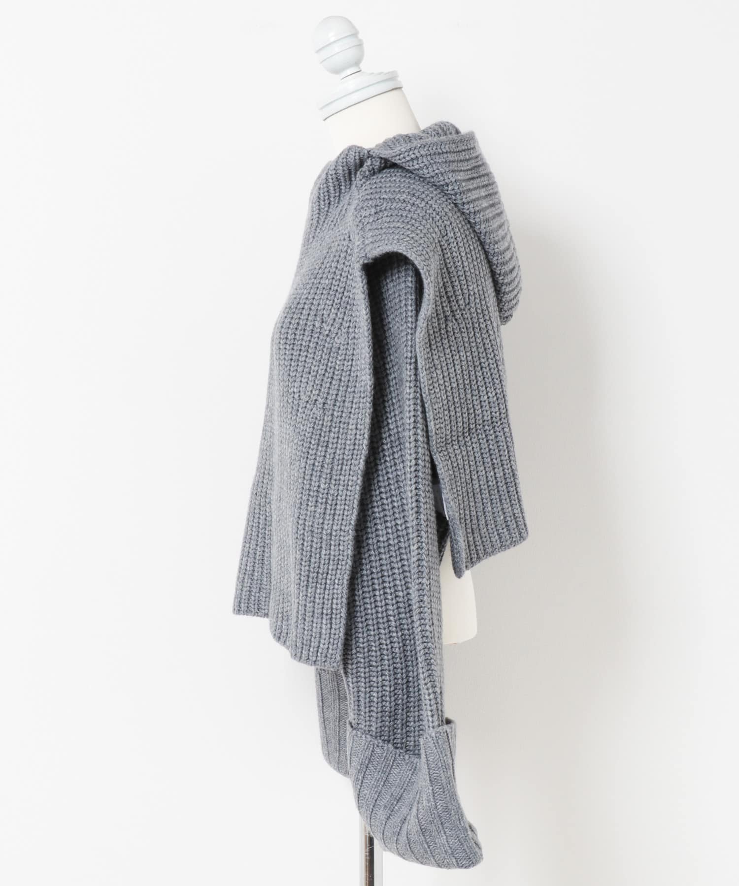 F/CE.　MODULAR LAYER KNIT Charcoal FREE