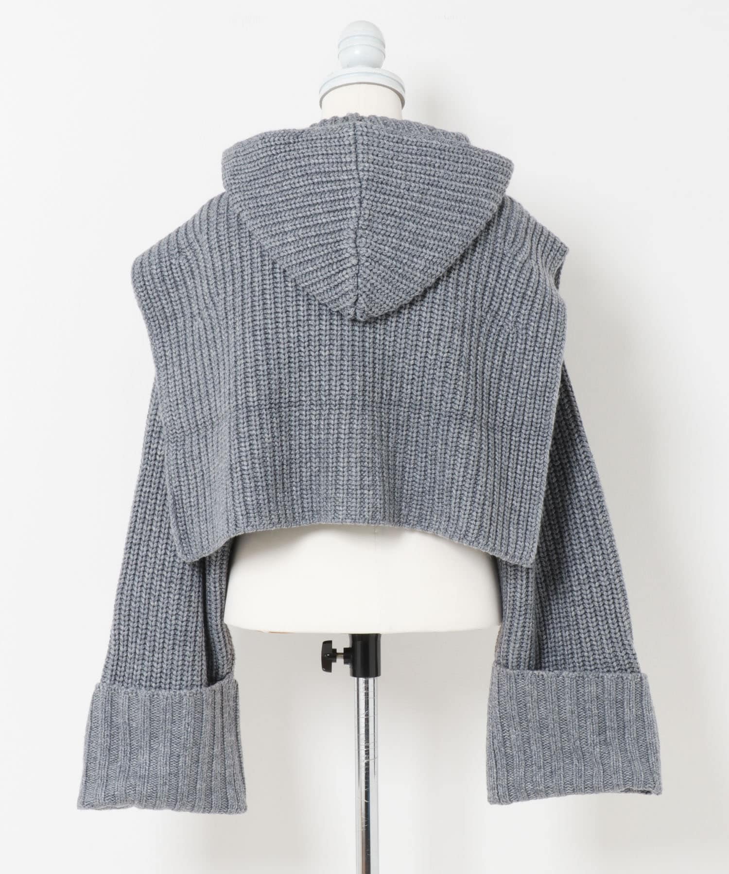 F/CE.　MODULAR LAYER KNIT Charcoal FREE