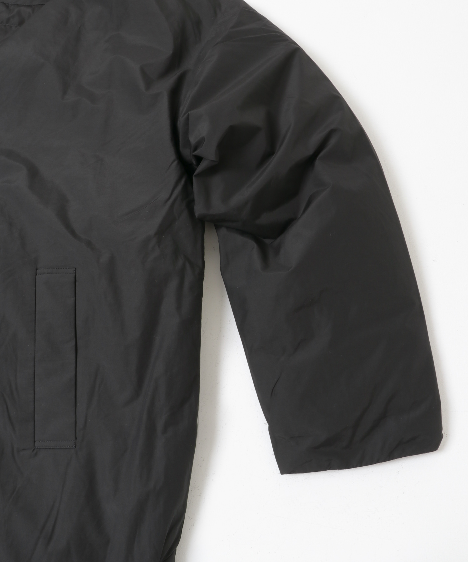 F/CE.　DOWN 2WAY STAND COAT Black S