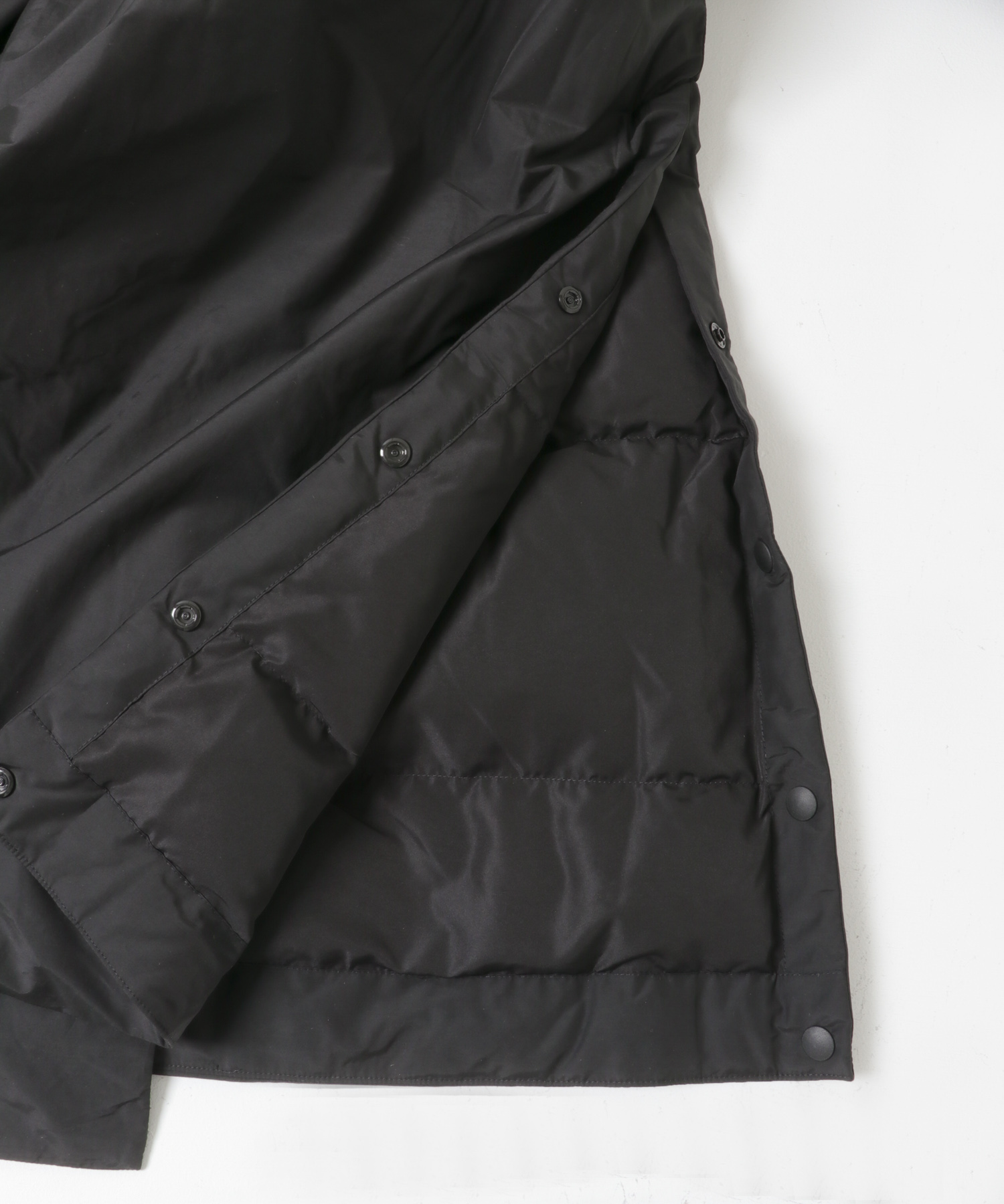 F/CE.　DOWN 2WAY STAND COAT Black S