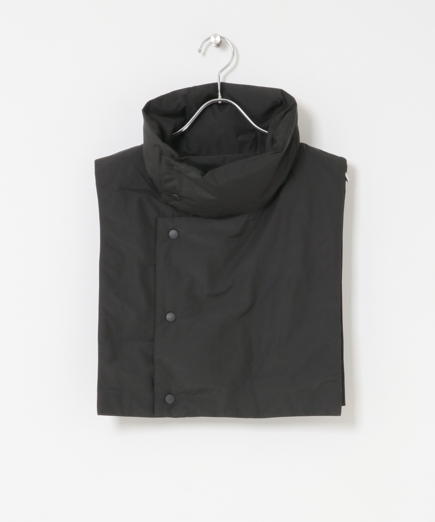 F/CE.　DOWN 2WAY STAND COAT Black L