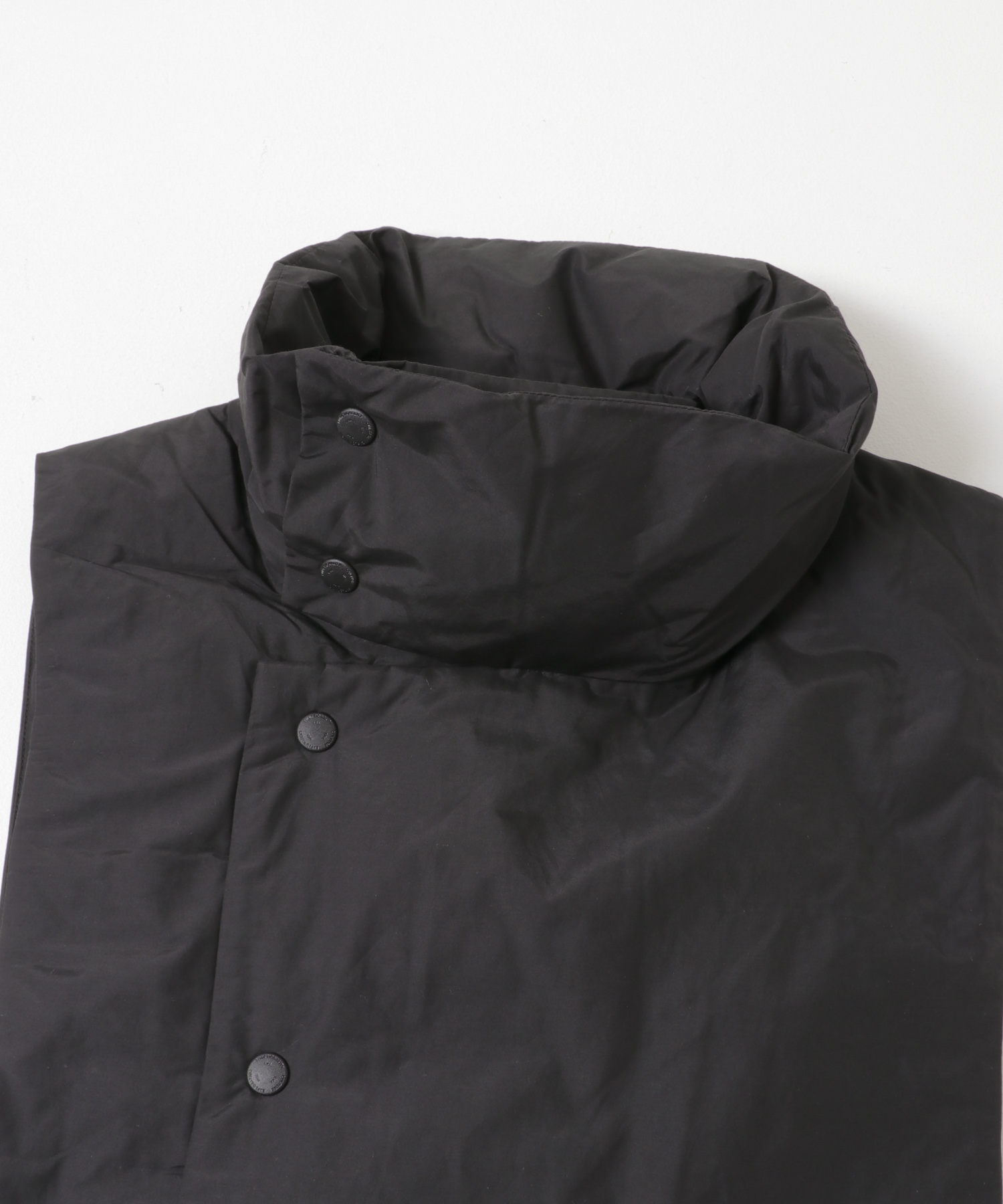 F/CE.　DOWN 2WAY STAND COAT Black L