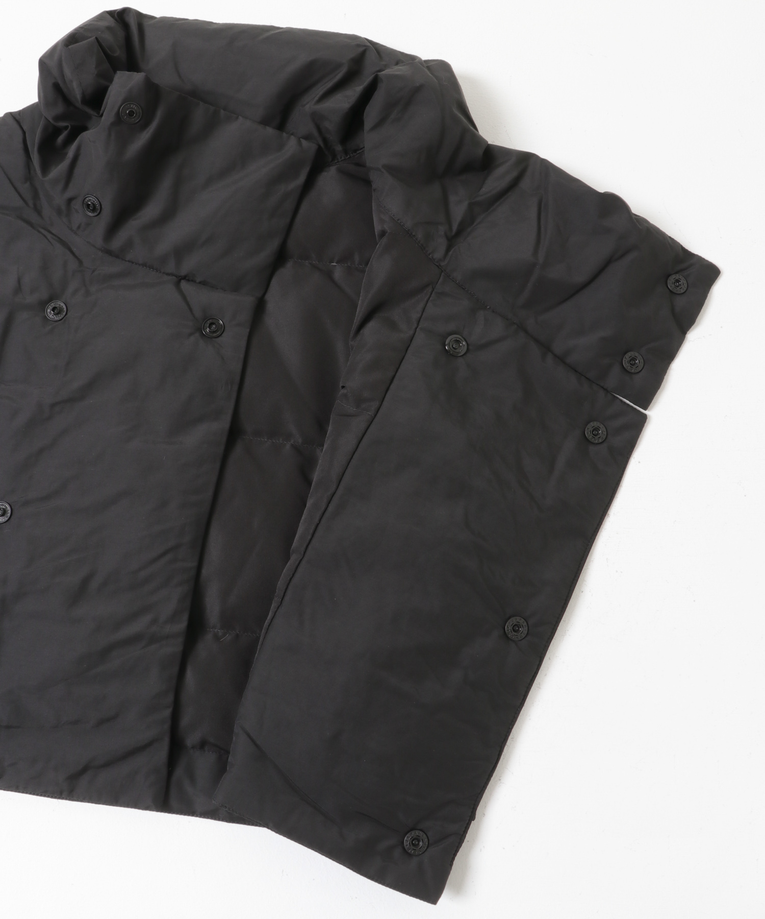 F/CE.　DOWN 2WAY STAND COAT Black L