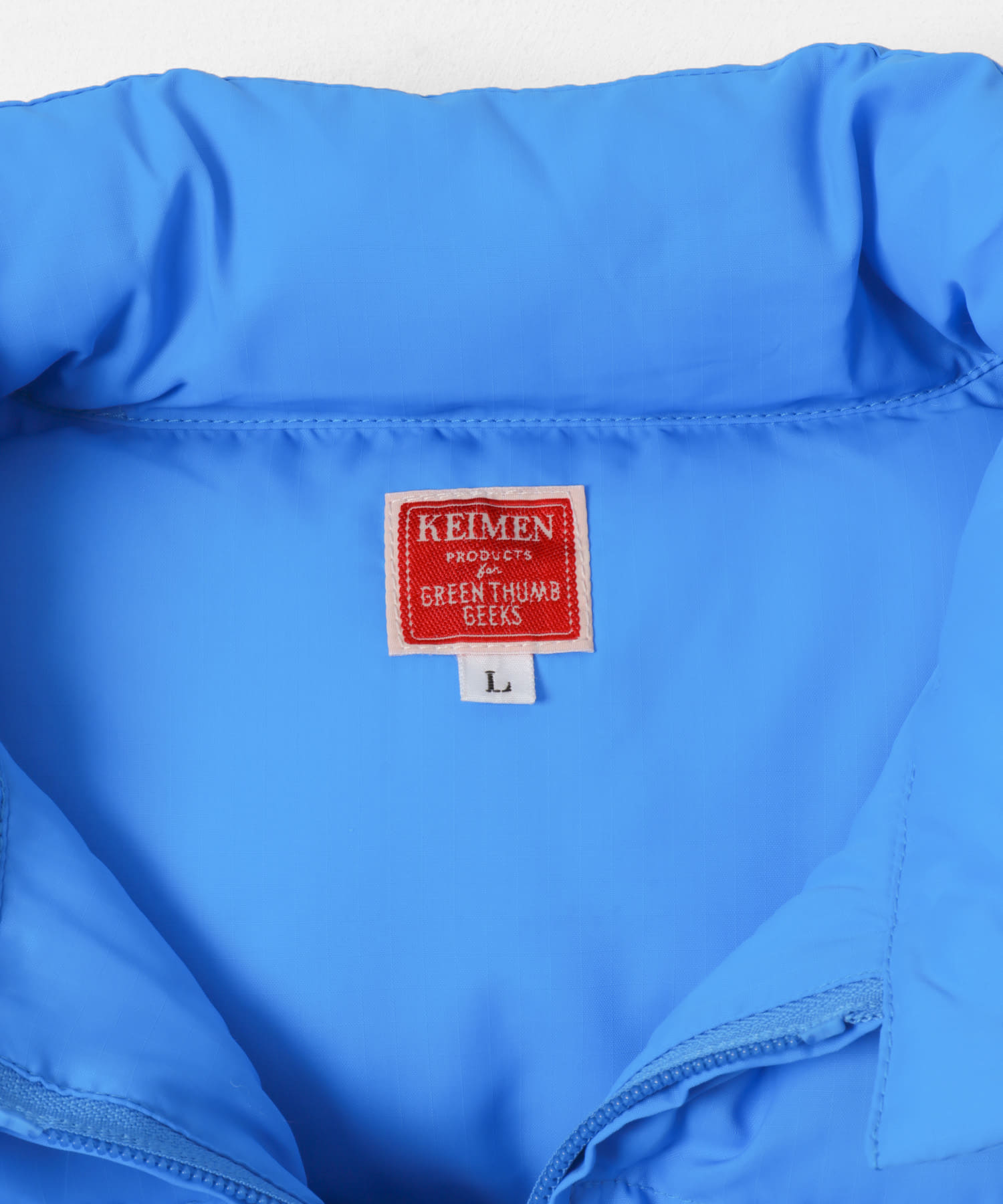 KEIMEN　Down vest Blue L