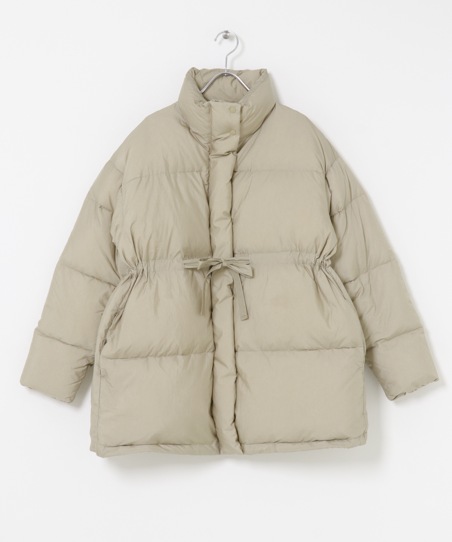 KWD　MIDDLE DOWN JACKET Latte FREE