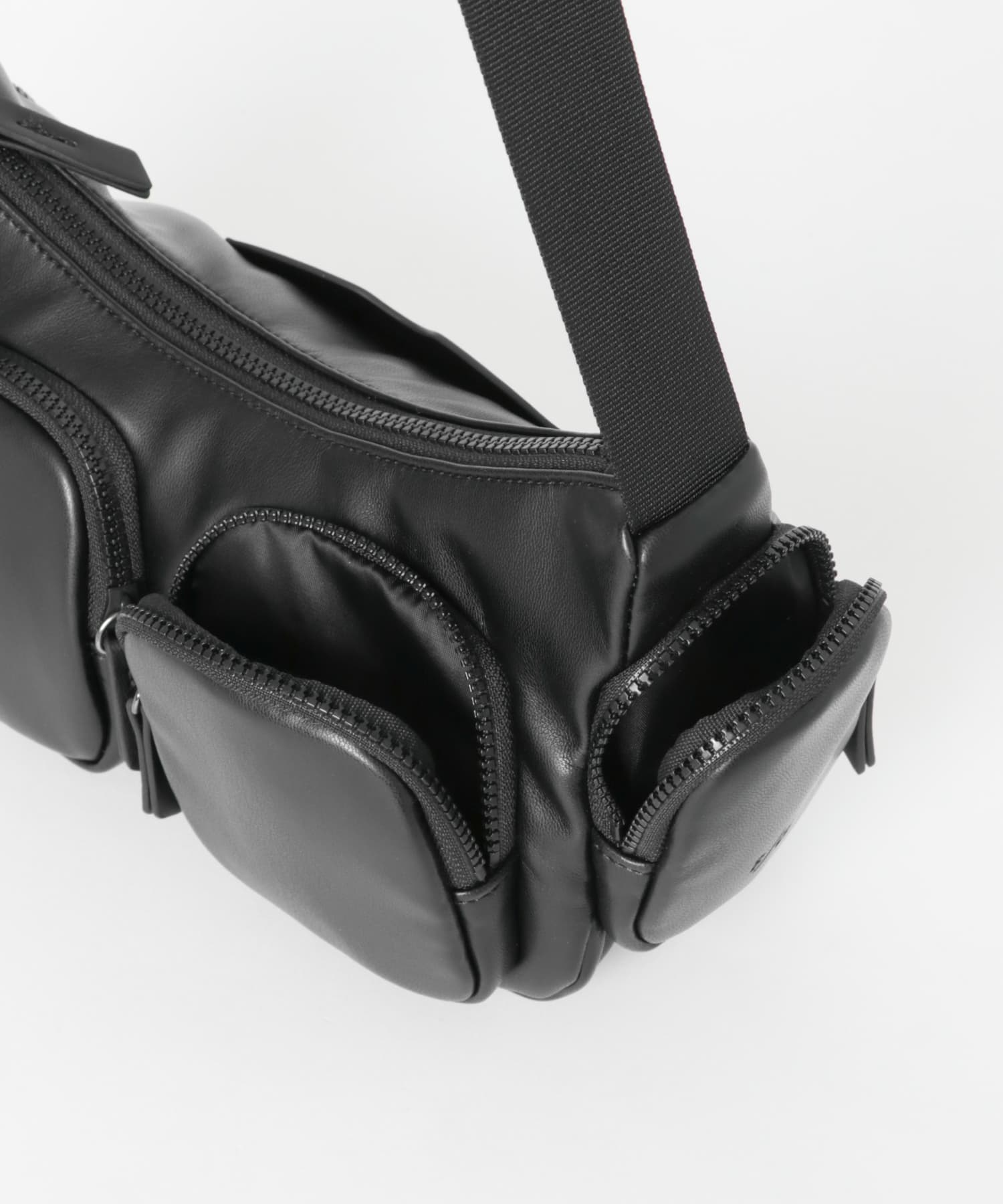 F/CE.　TECH LEATHER TACTICAL SHOULDER BLACK Free