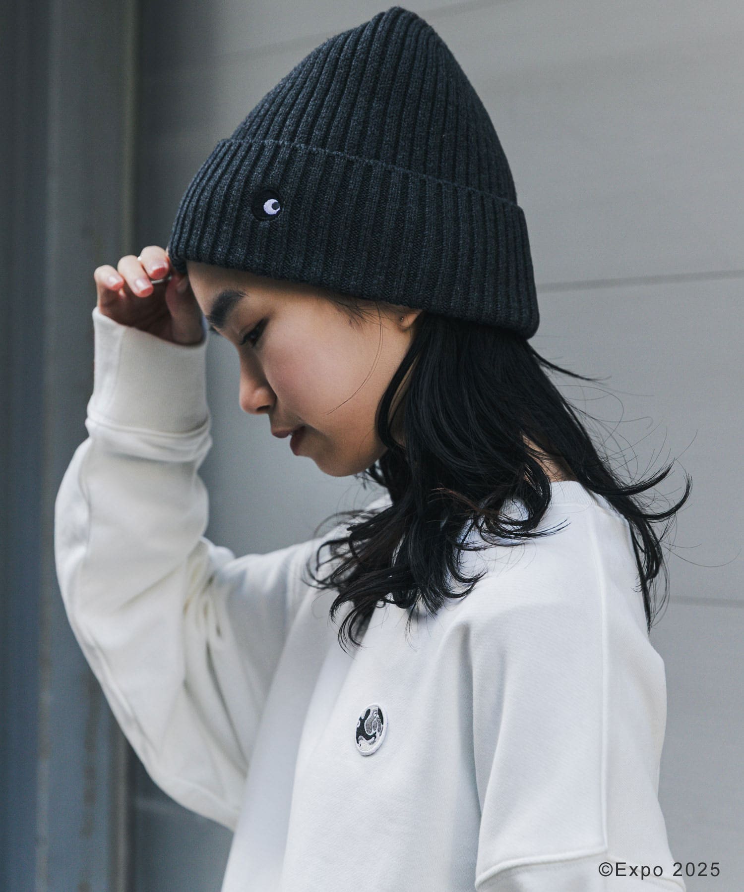 EXPO2025 KNIT CAP GRY One