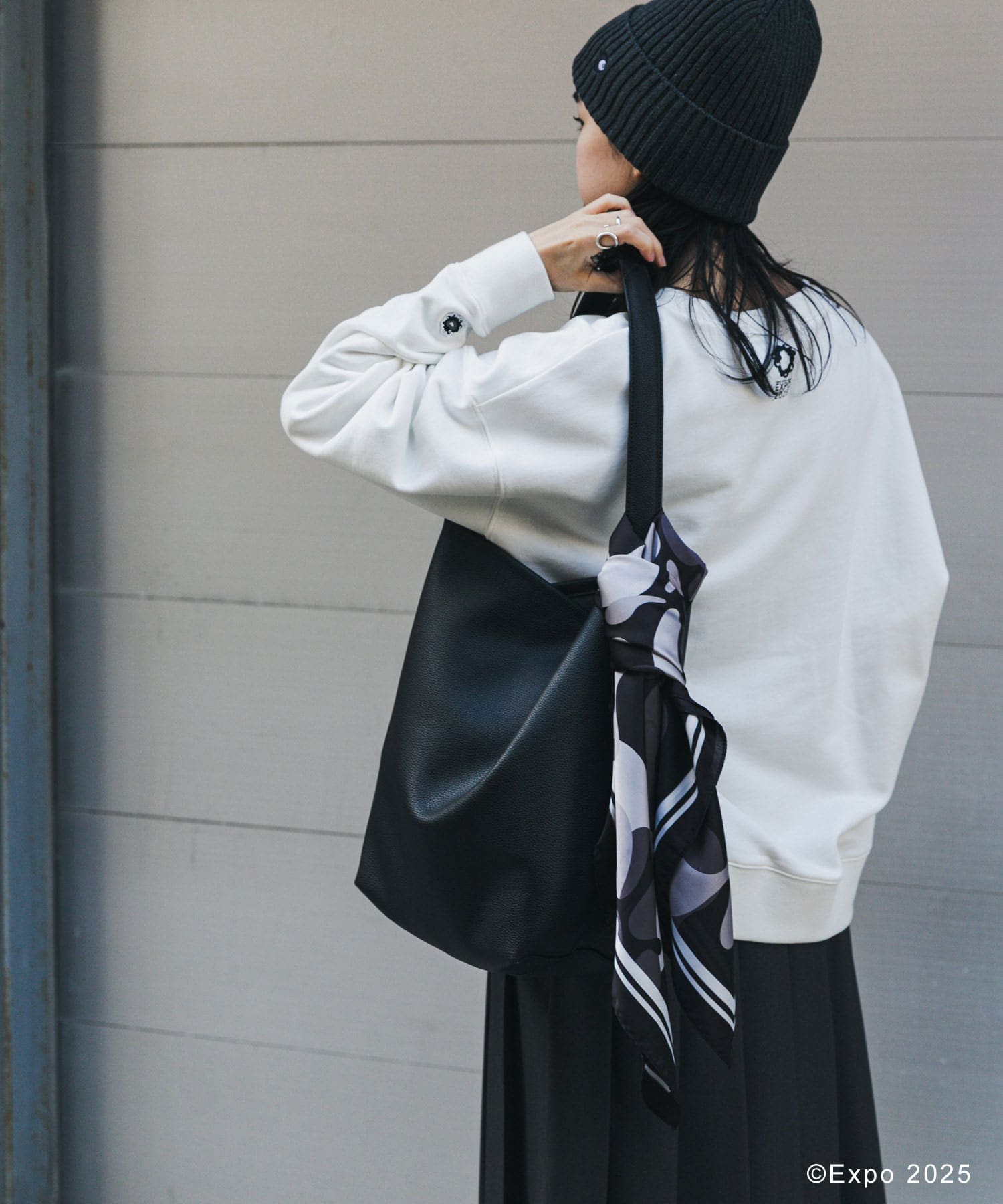 EXPO2025 SCARF BLK Free