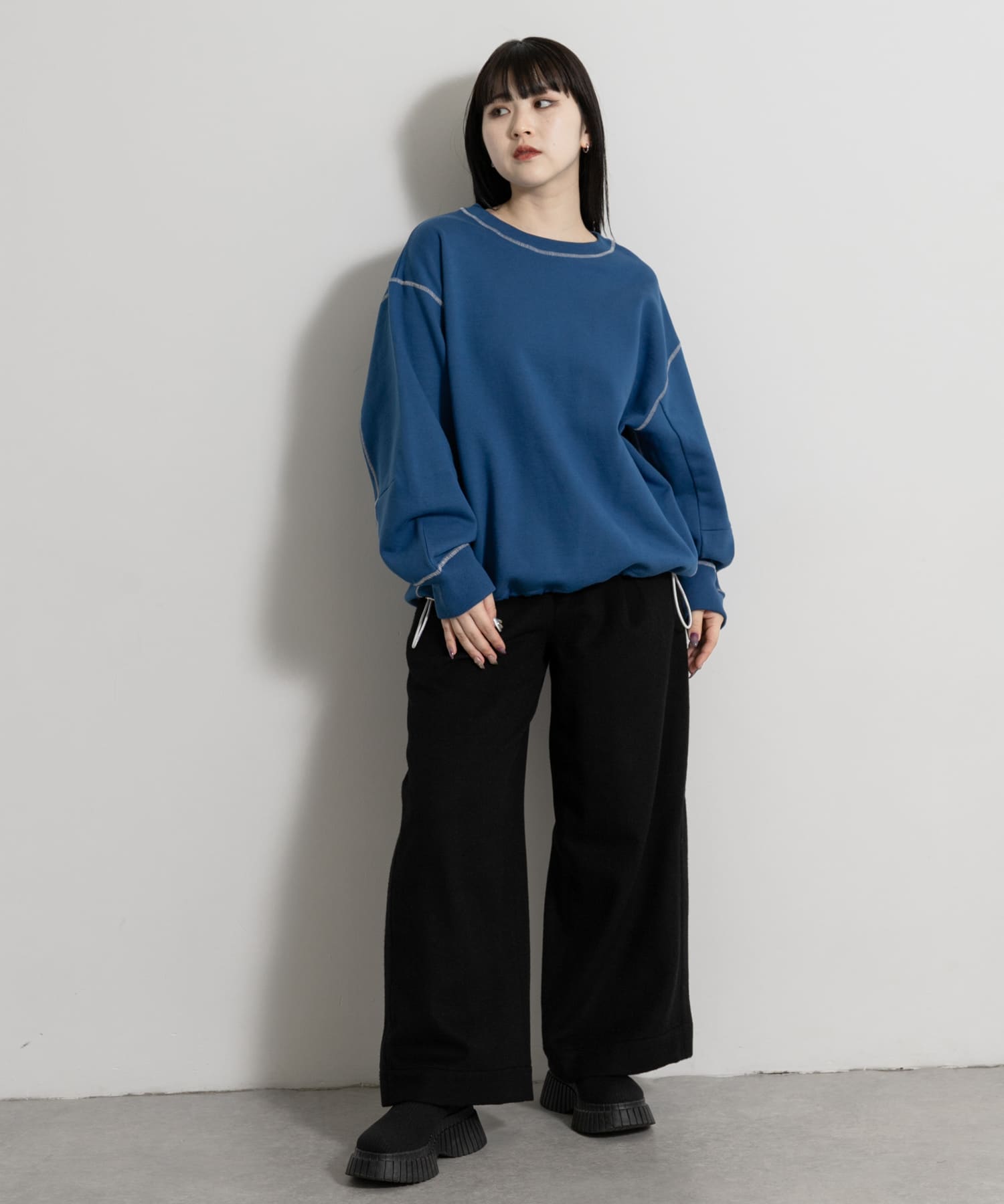 身長 : 156cm サイズ : L