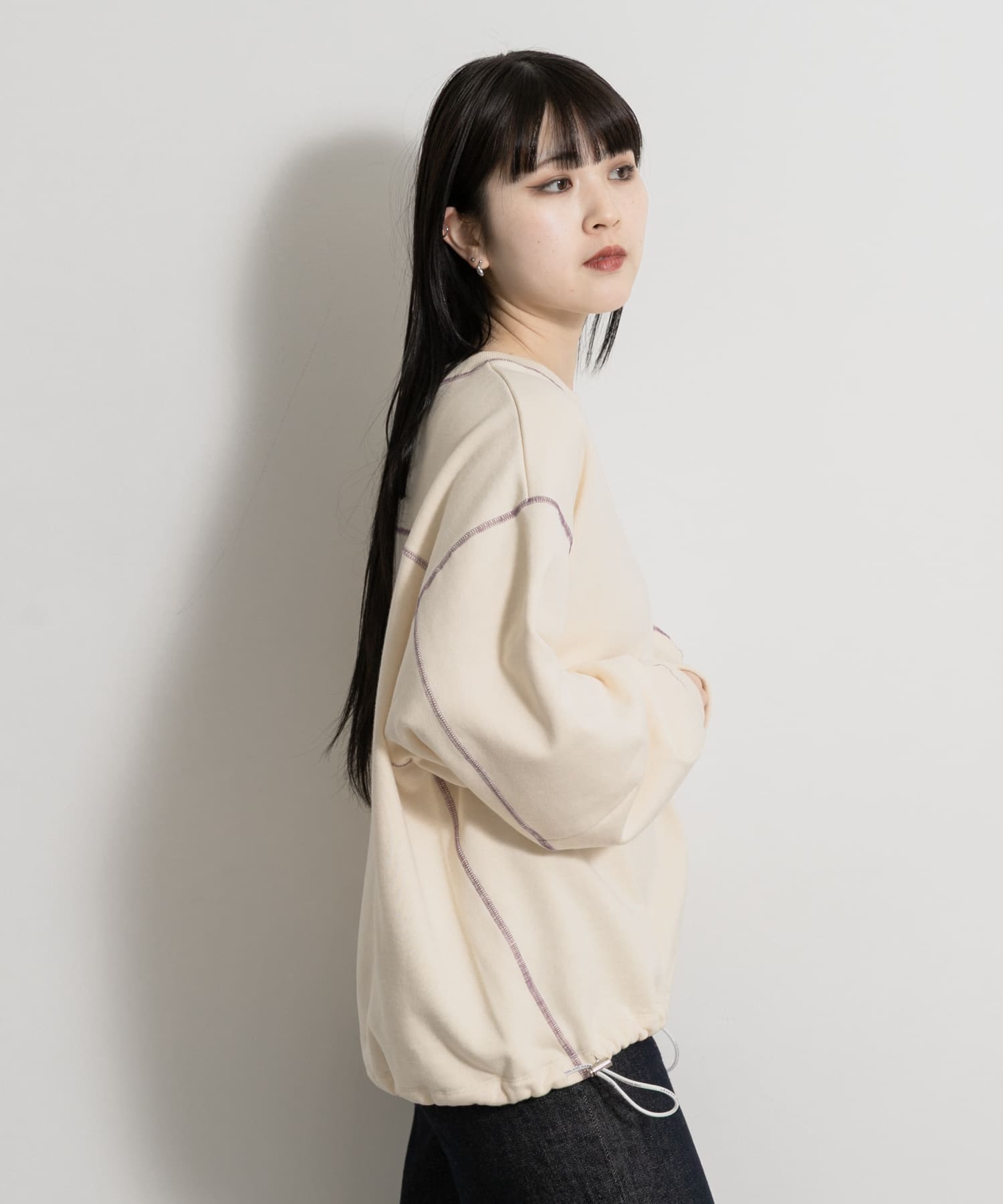 身長 : 156cm サイズ : L