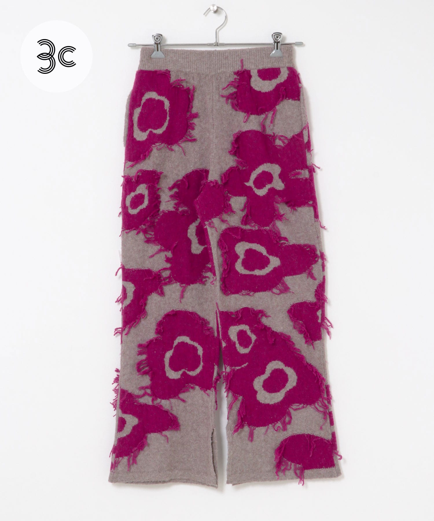 cwtch　UTOPIA FLOWER KNIT PANTS