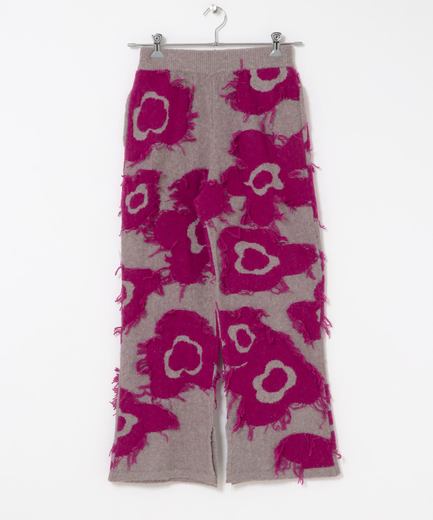 cwtch　UTOPIA FLOWER KNIT PANTS