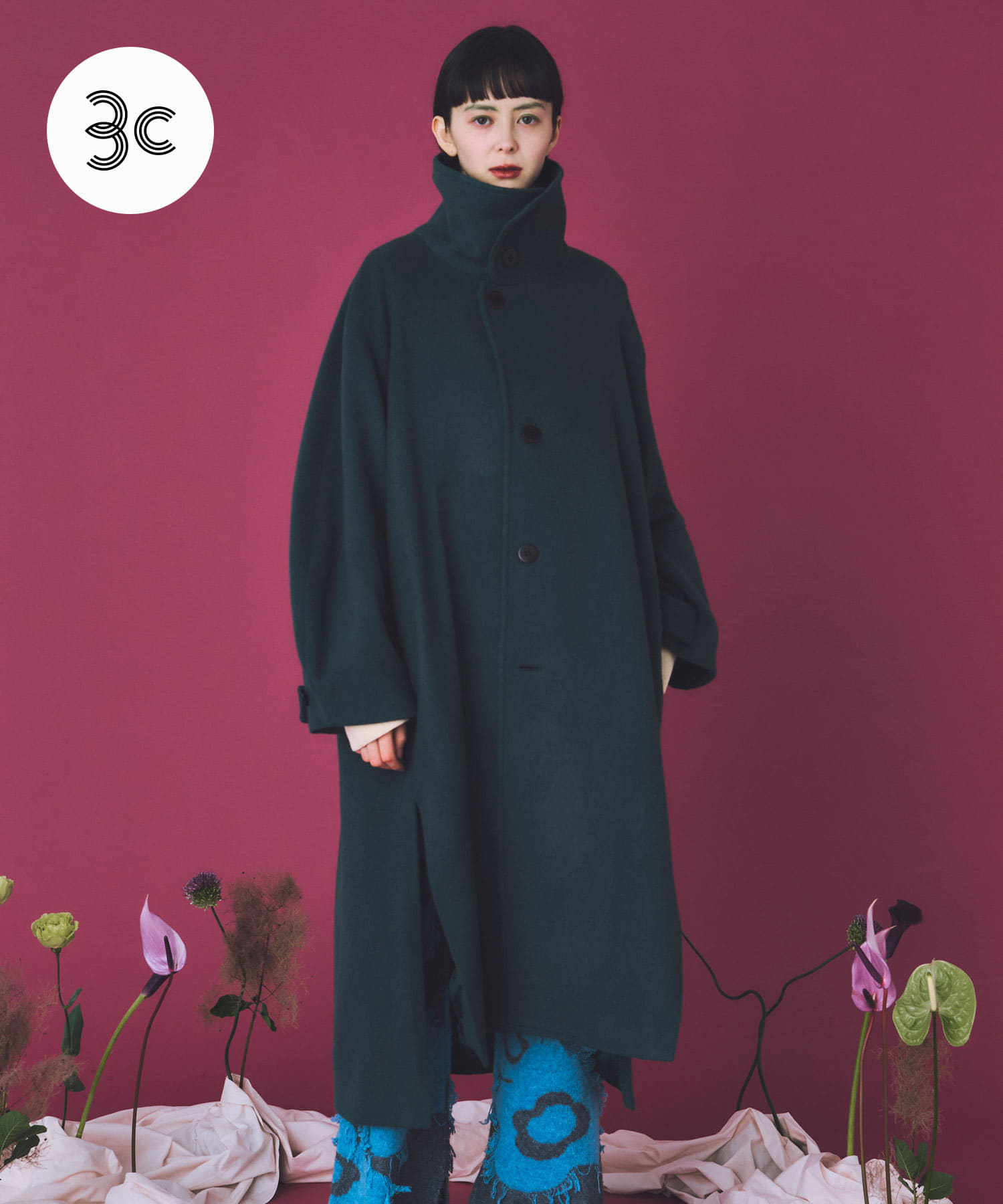 cwtch　WOOL LONG COAT