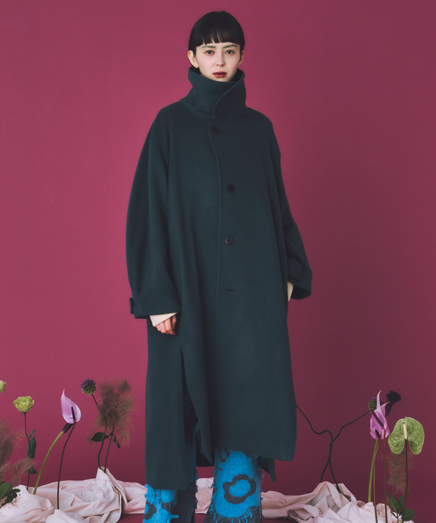 cwtch　WOOL LONG COAT