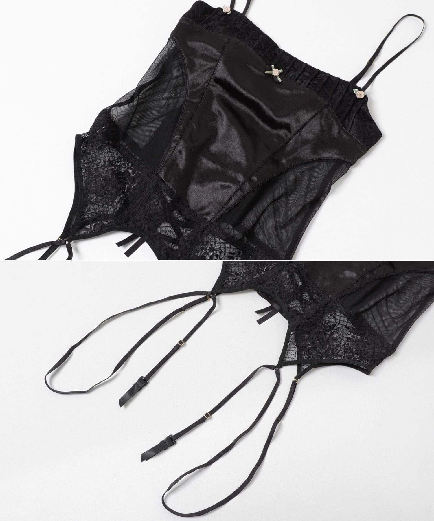 neith.tokyo　Camisole Garter Black Free