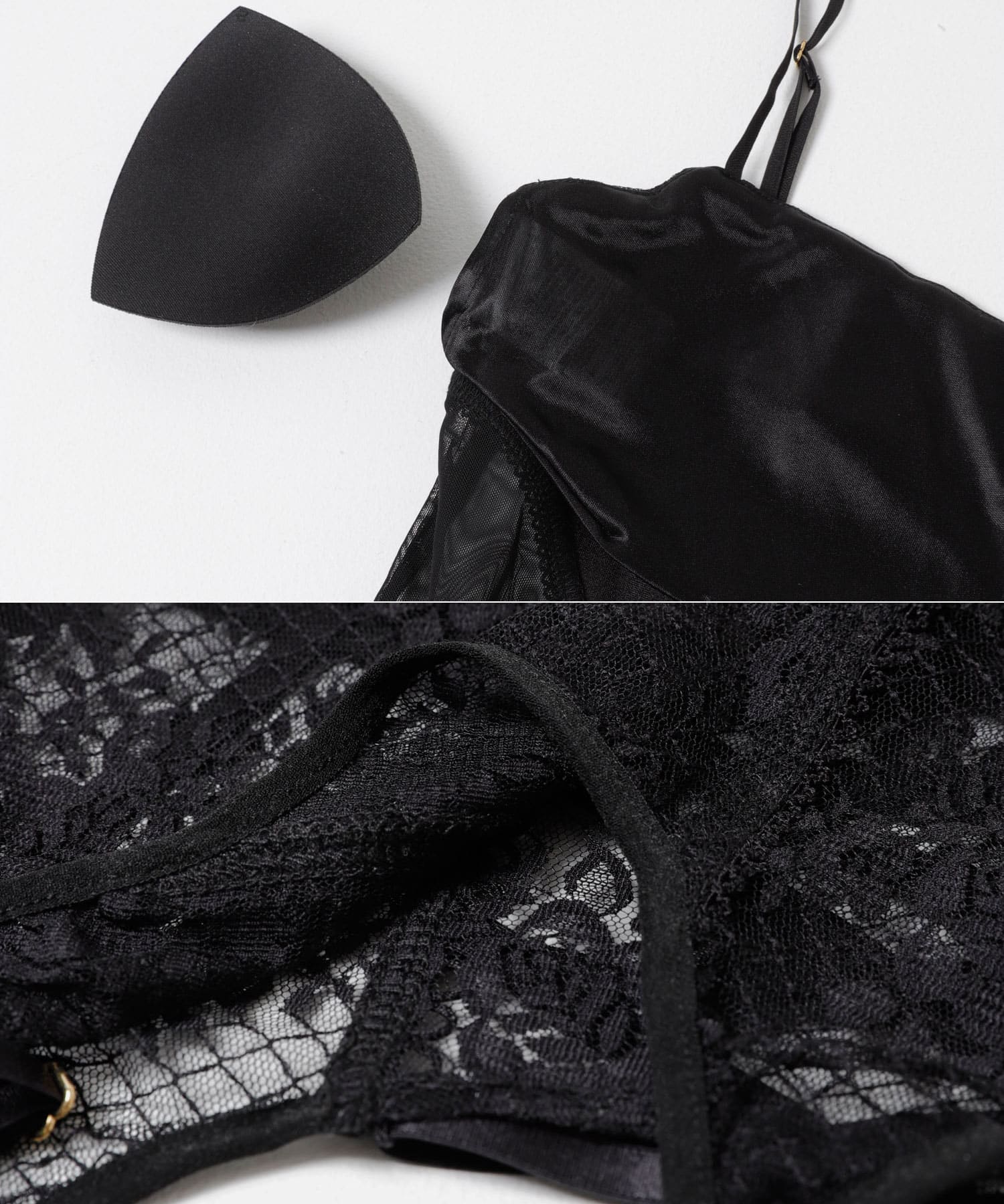 neith.tokyo　Camisole Garter Black Free