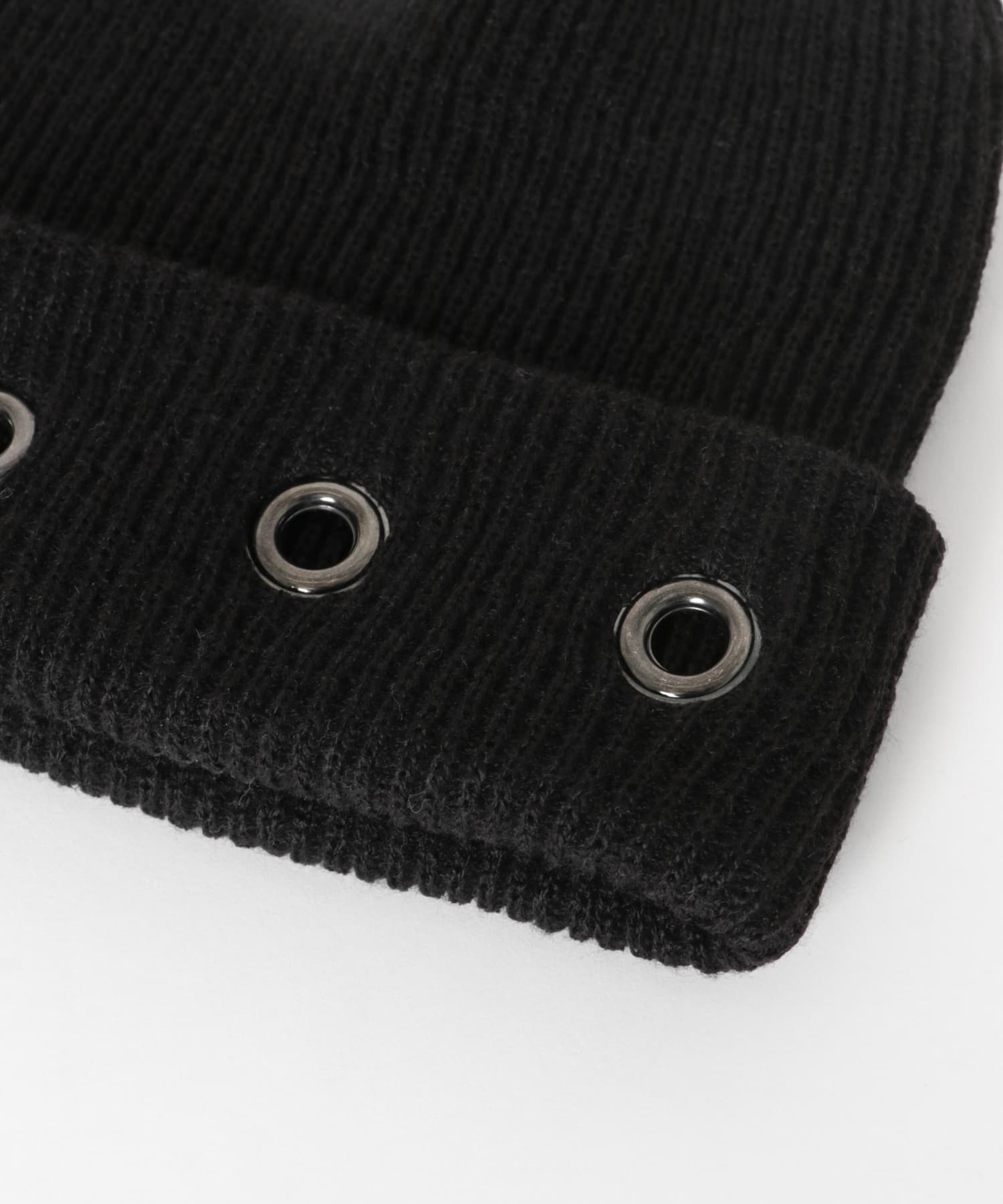 neith.tokyo　Eyelet Beanie Black Free