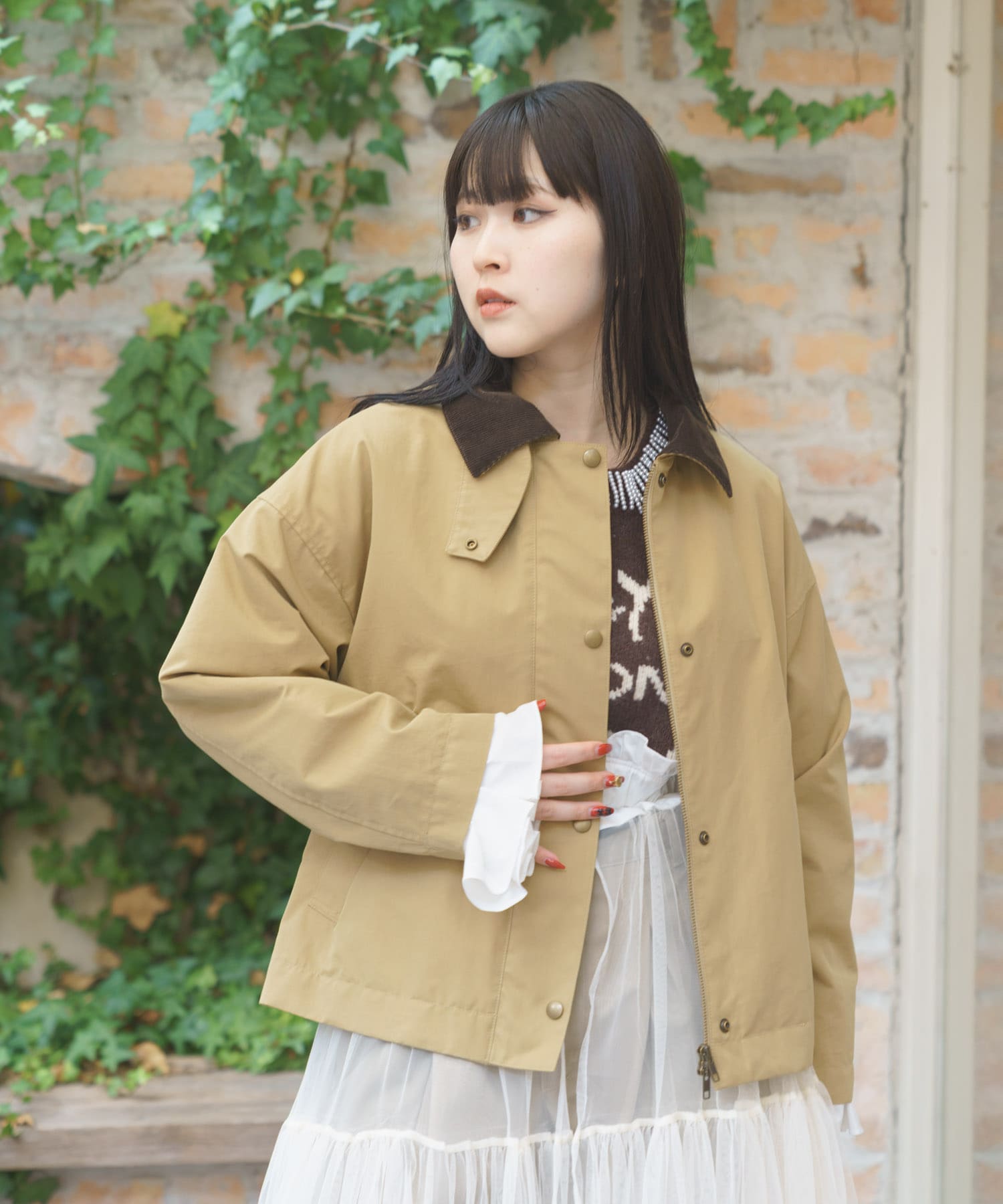 身長 : 156cm サイズ : FREE