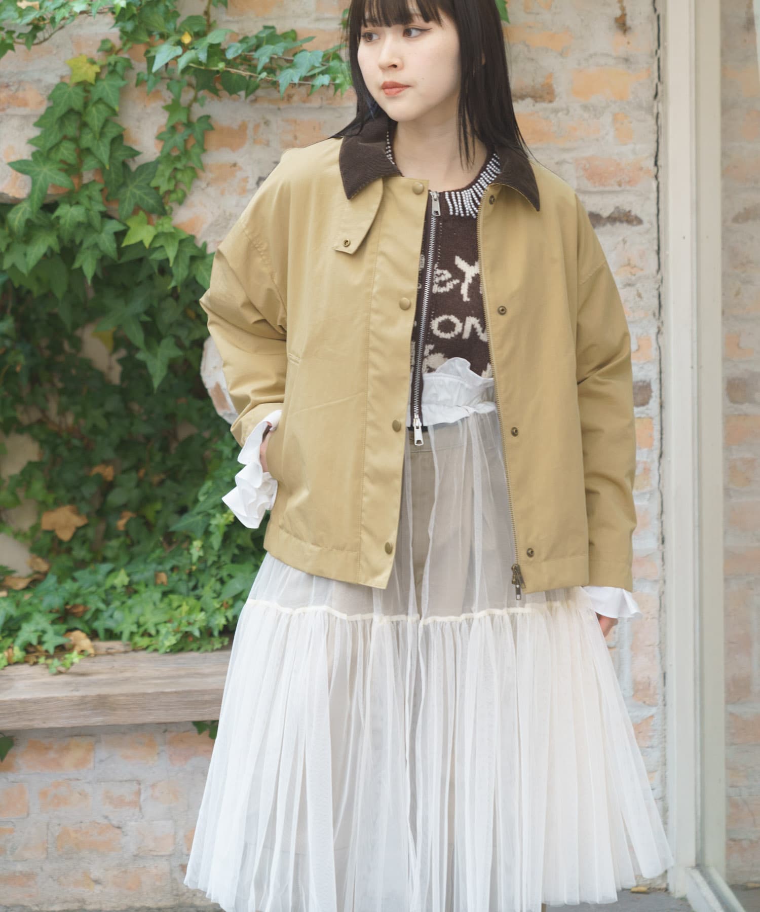 身長 : 156cm サイズ : FREE