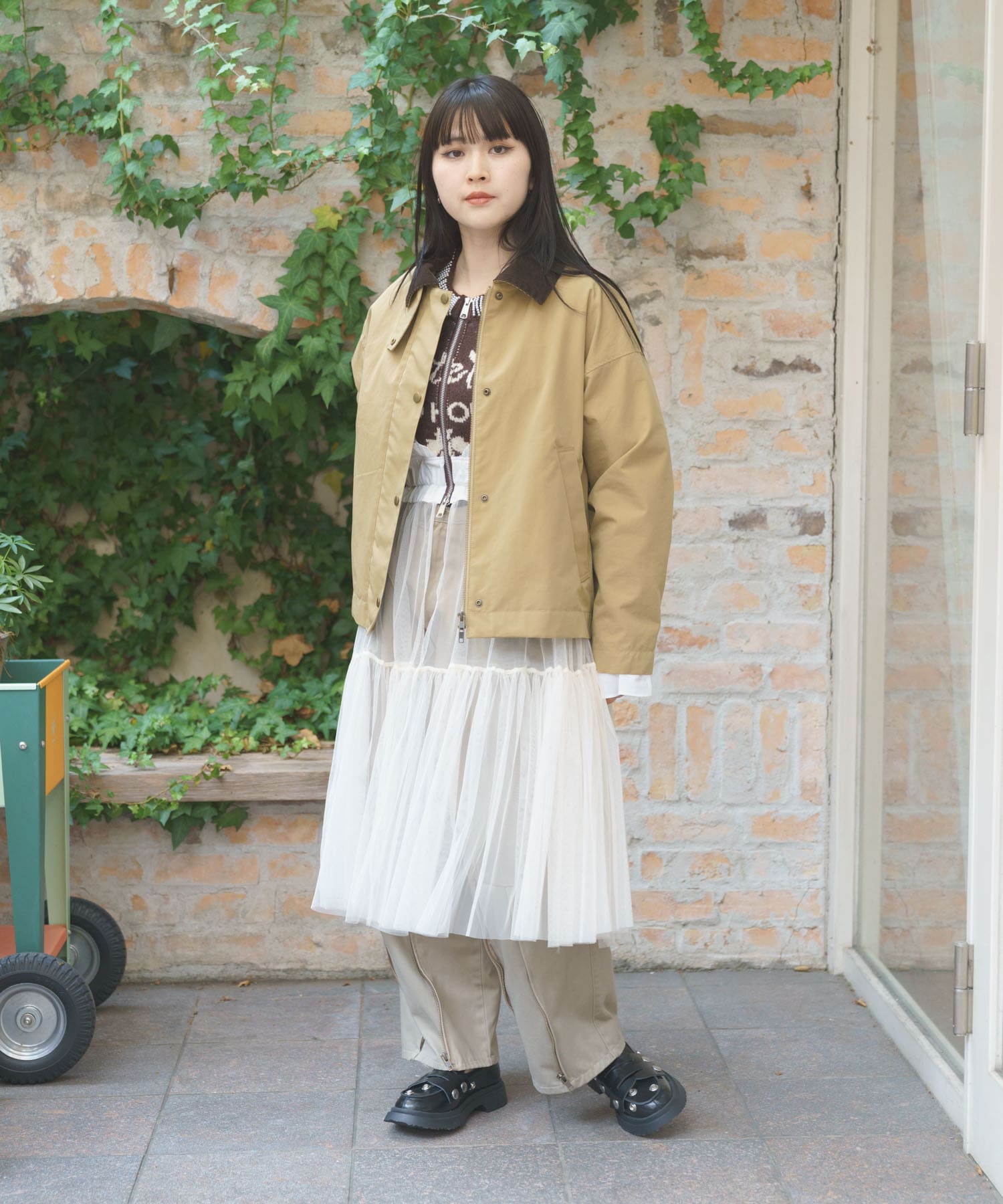 身長 : 156cm サイズ : FREE
