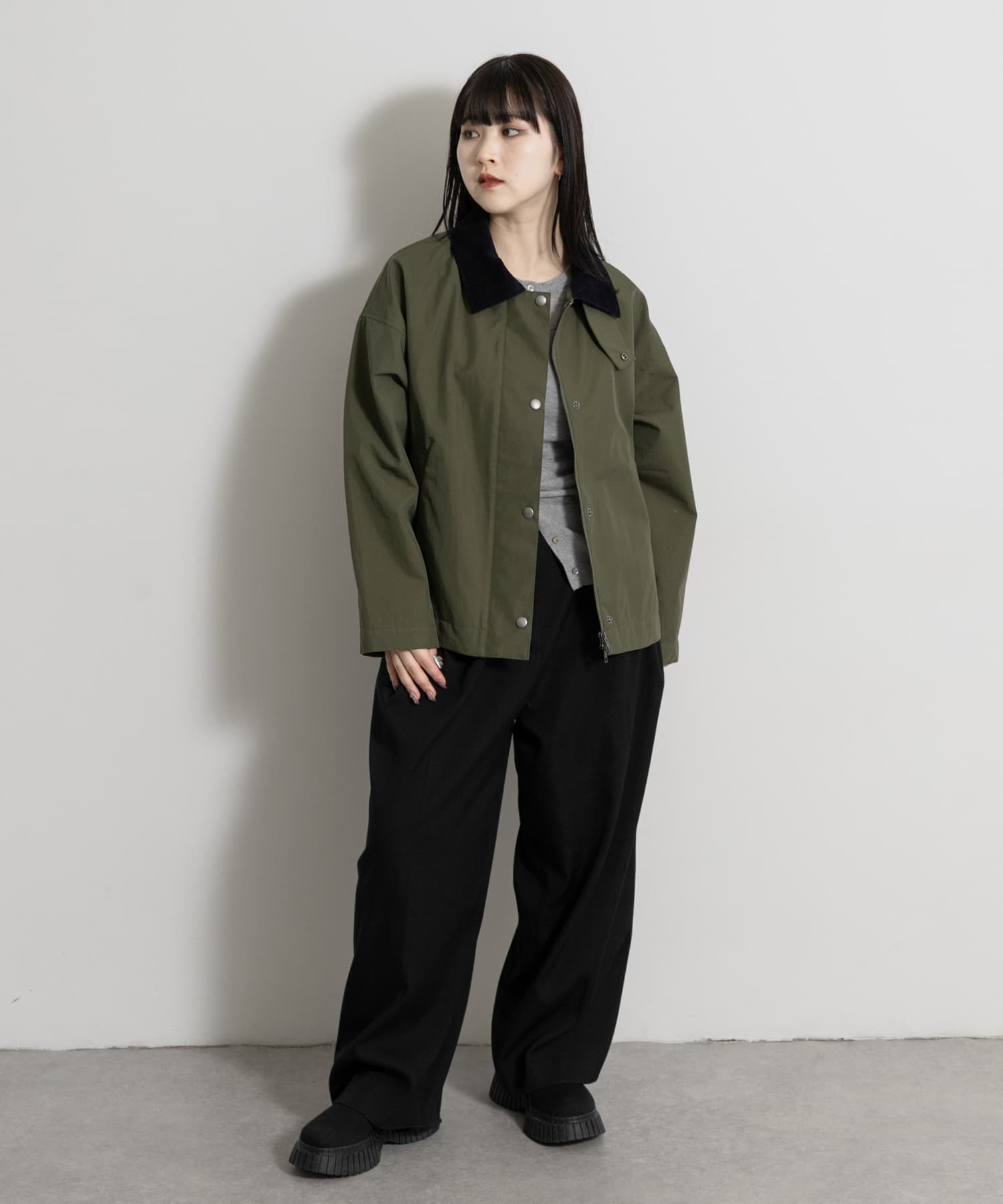 身長 : 156cm サイズ : FREE