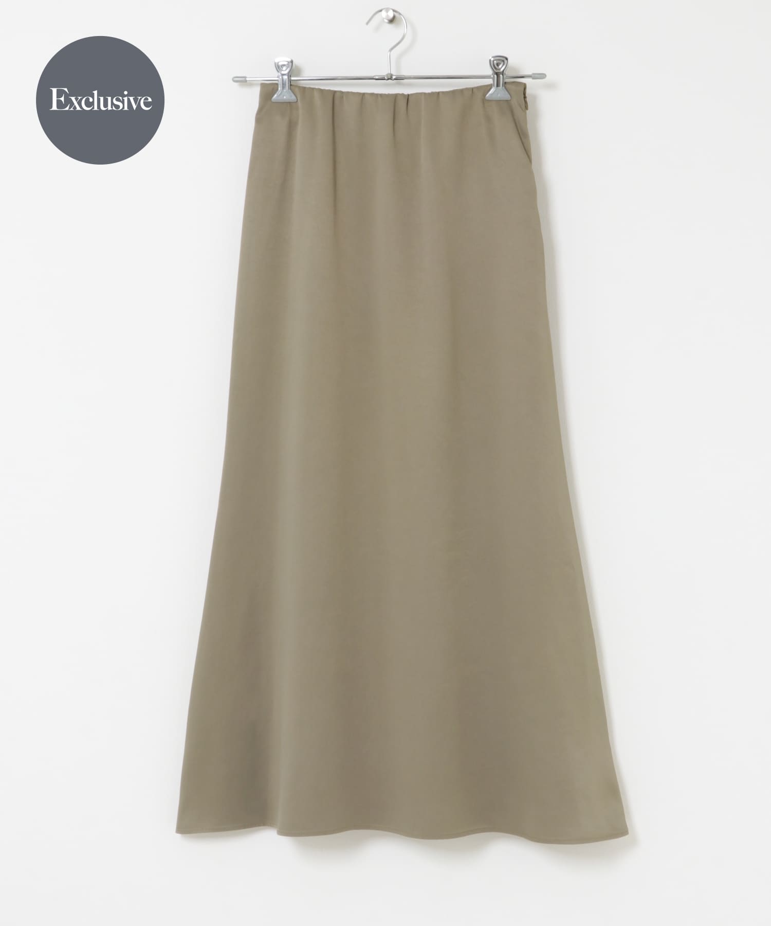 『別注』MIDIUMISOLID×THE GOODLAND MARKET　satin mermaid skirt