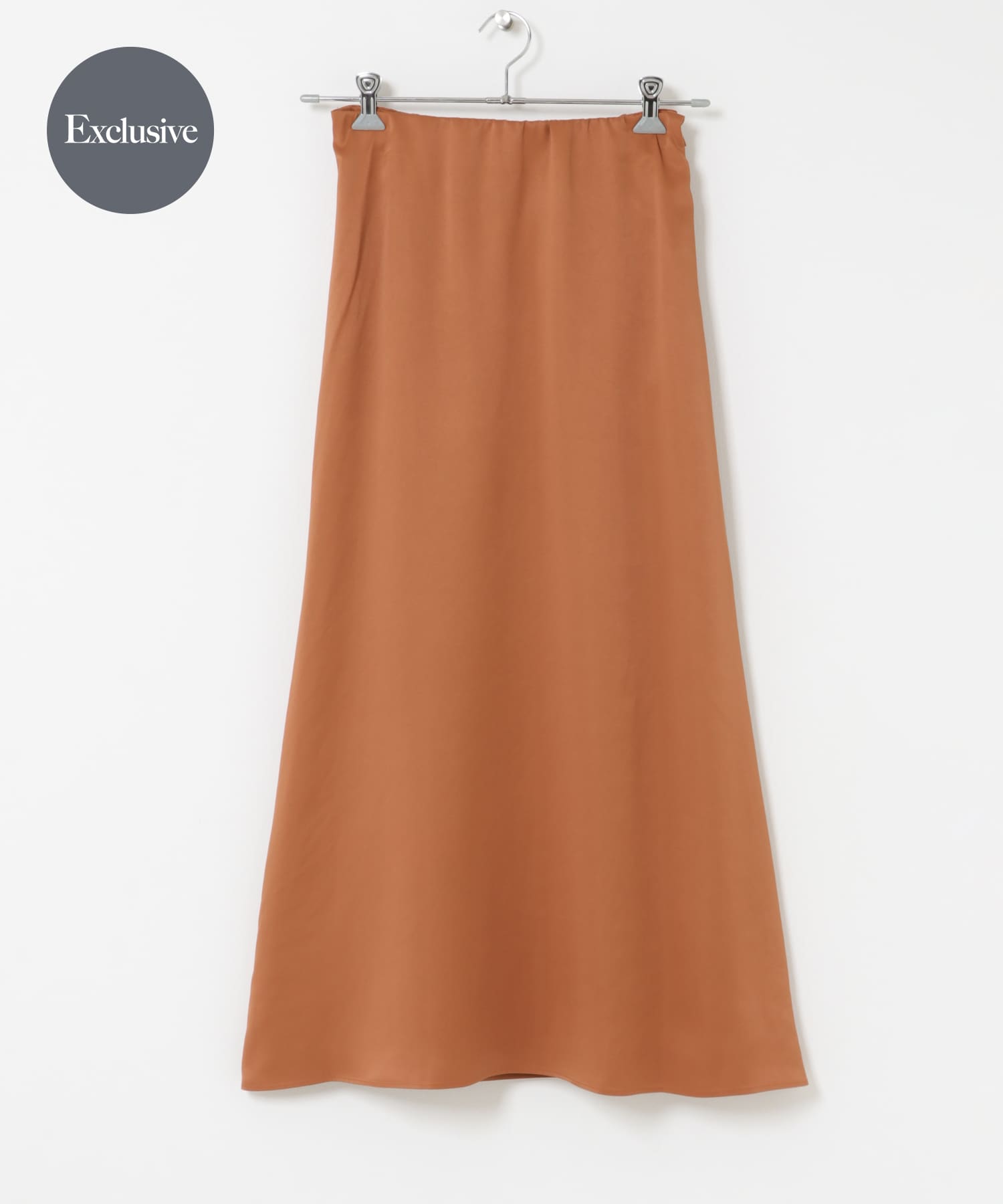 『別注』MIDIUMISOLID×THE GOODLAND MARKET　satin mermaid skirt
