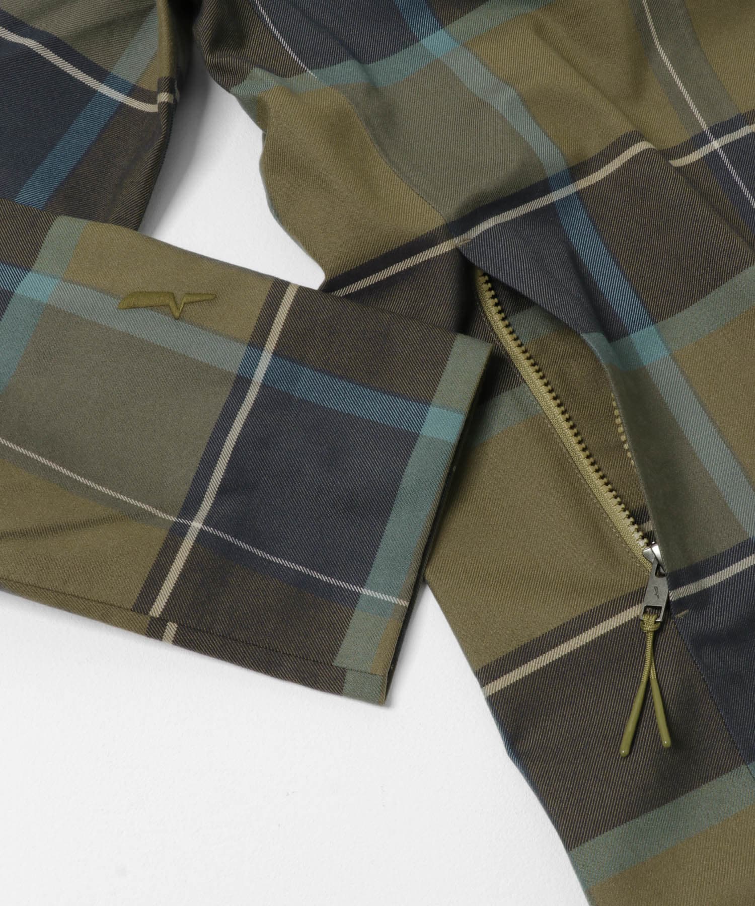 AIGLE　透湿防水 チェックパターンロングジャケット TERRA 34