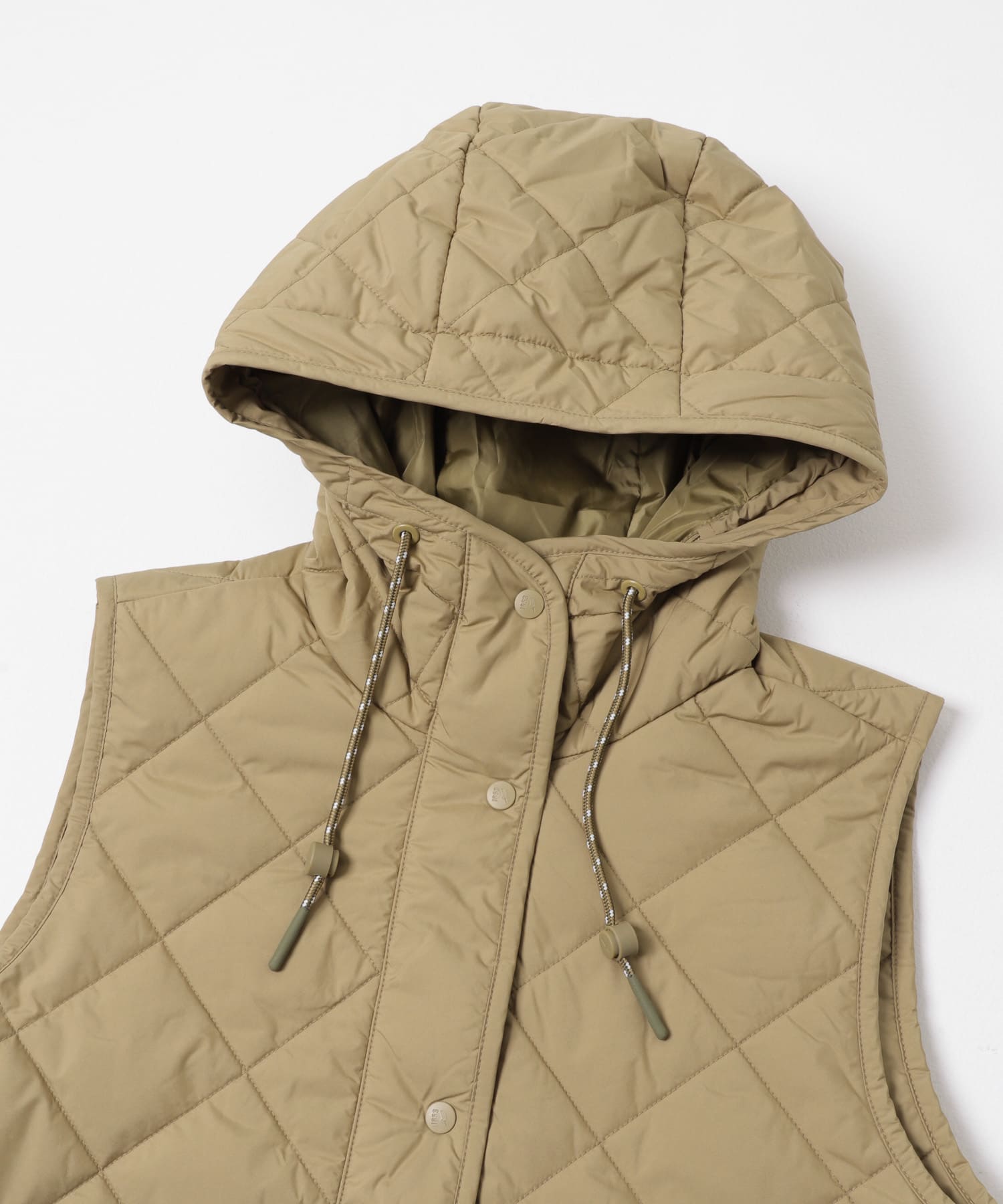 AIGLE　撥水 インサレーション ダイヤモンドキルティングミドルベスト ESPRESSO 36