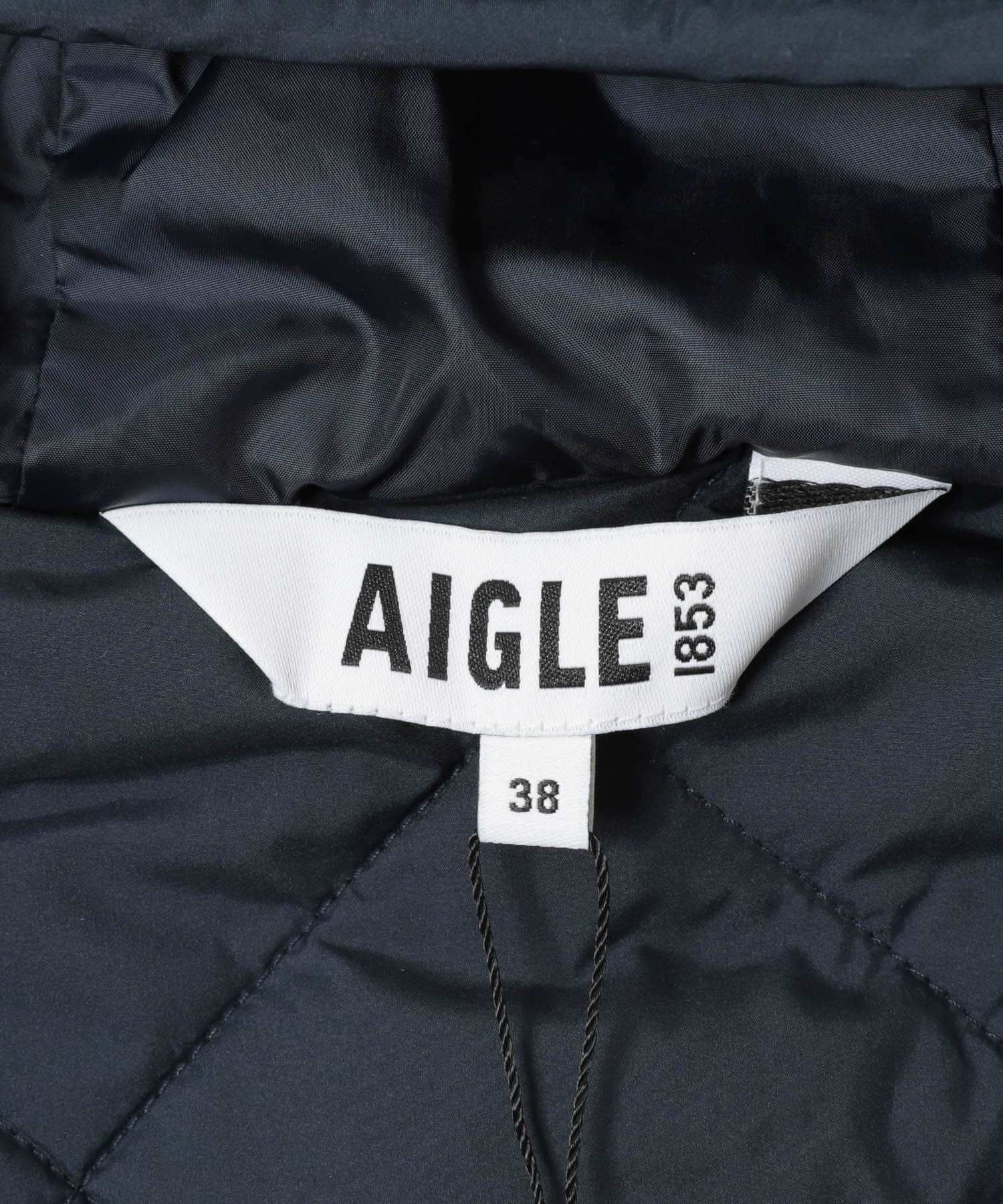 AIGLE　撥水 インサレーション ダイヤモンドキルティングミドルベスト EMPIRE 38