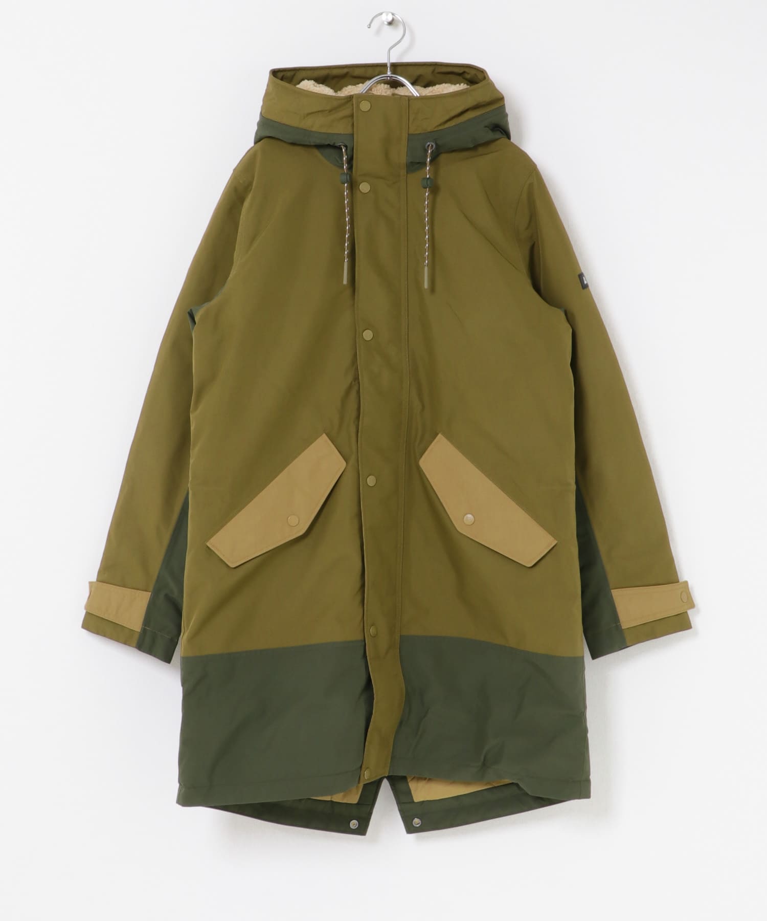 AIGLE　ゴアテックス カラーブロックフィッシュテールジャケット TERRA S