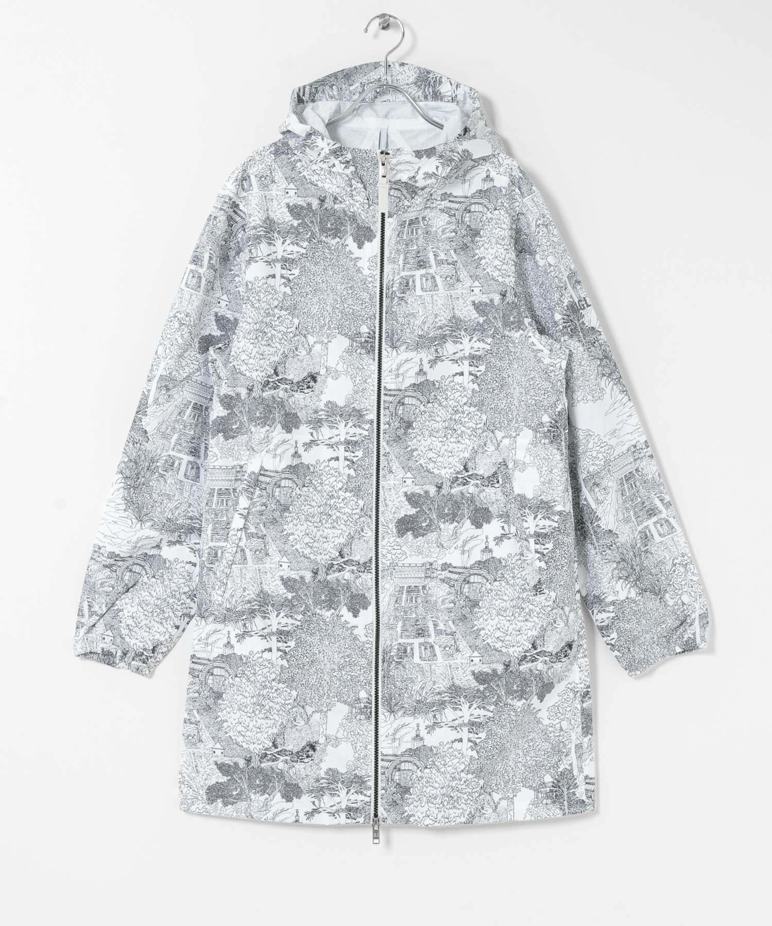 AIGLE　撥水 UVカット ロングジャケット BLANC S