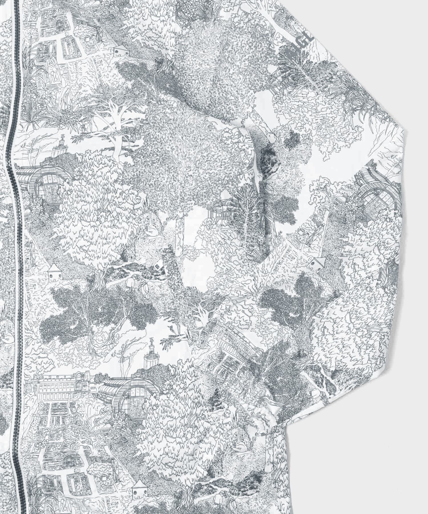 AIGLE　撥水 UVカット ロングジャケット BLANC S