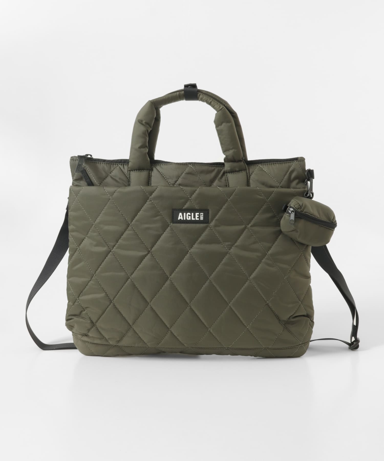 AIGLE　キルティング 2wayショルダーバッグ