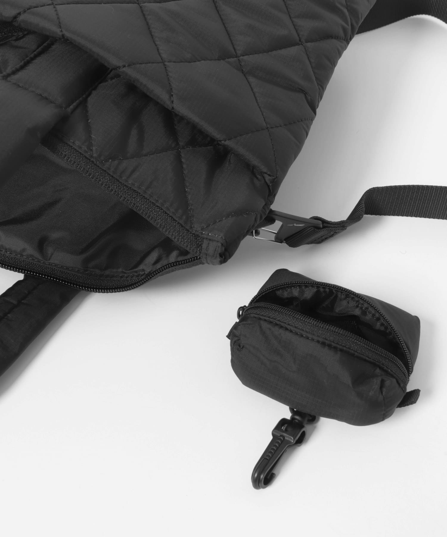 AIGLE　キルティング 2wayショルダーバッグ NOIR One