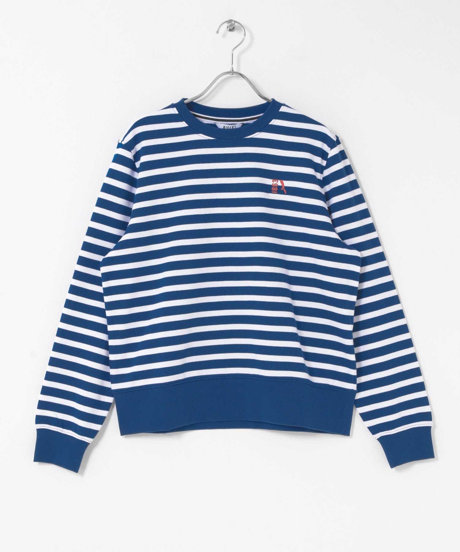 AIGLE　UVカット フレンチテリーストライプスウェット