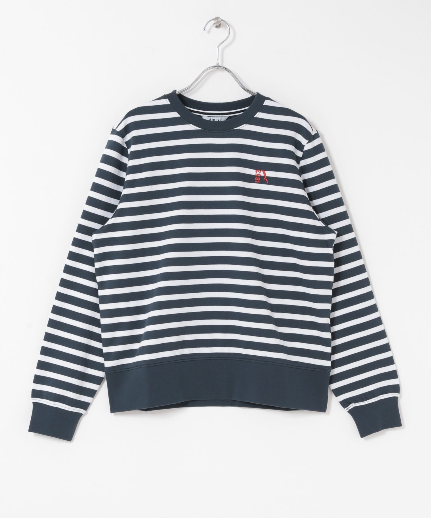 AIGLE　UVカット フレンチテリーストライプスウェット