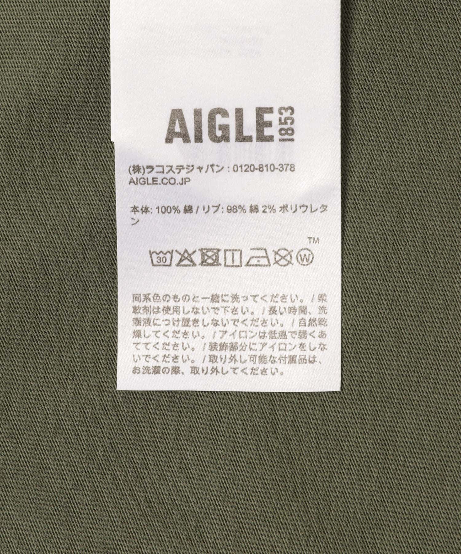 AIGLE　吸水速乾 クルーネックTシャツ AVOCAT S