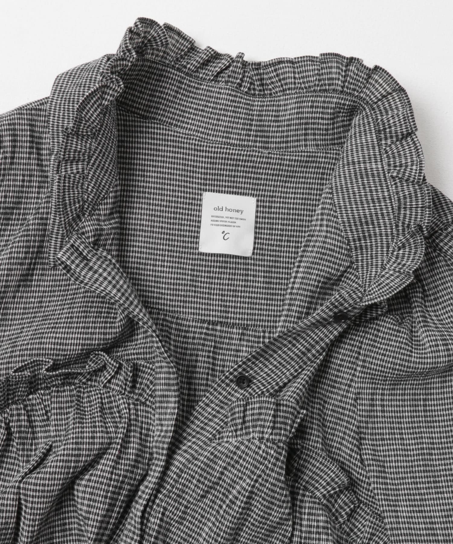 old honey　62°C shirt 02plaid FREE