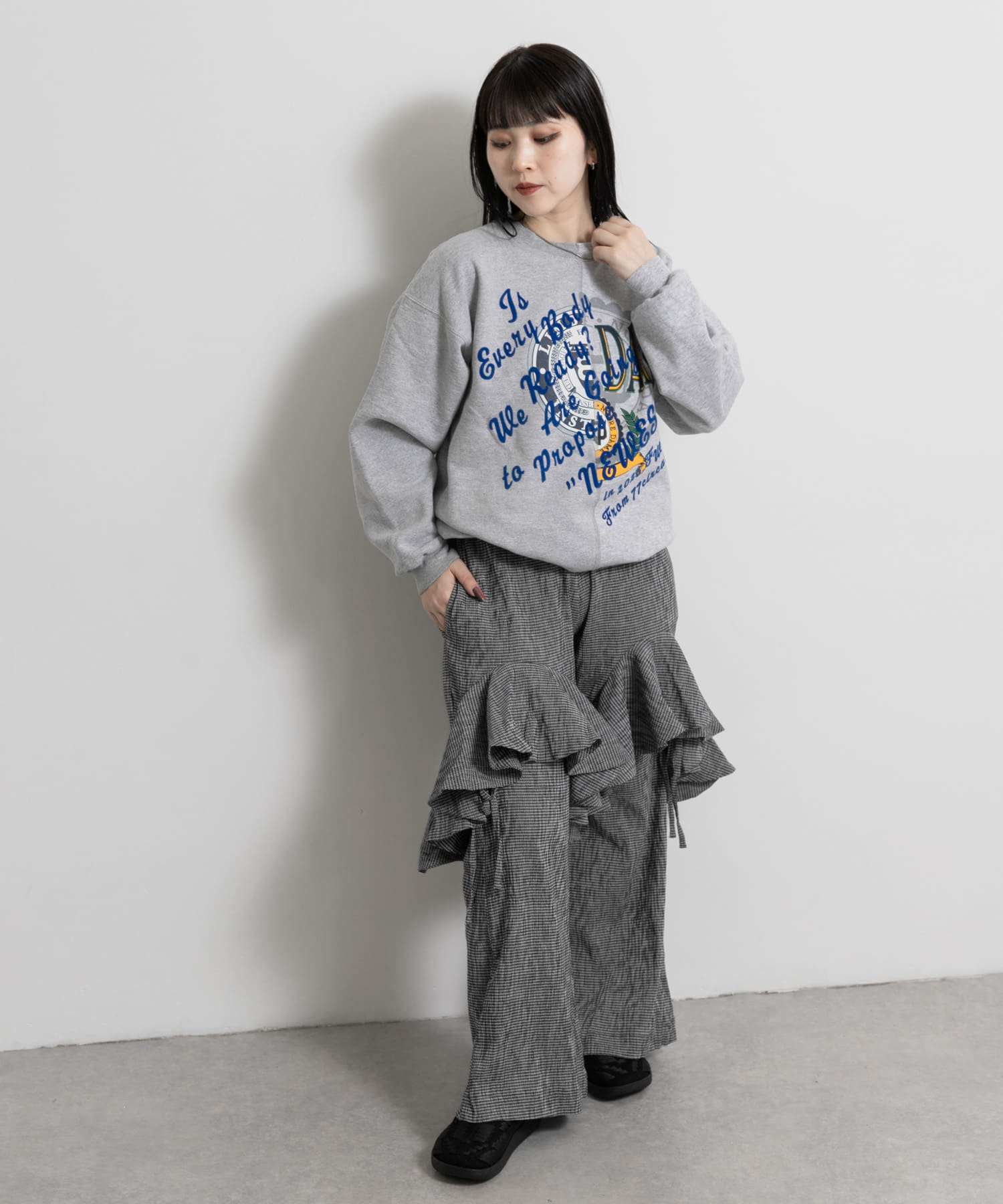 身長：156cm サイズ：FREE