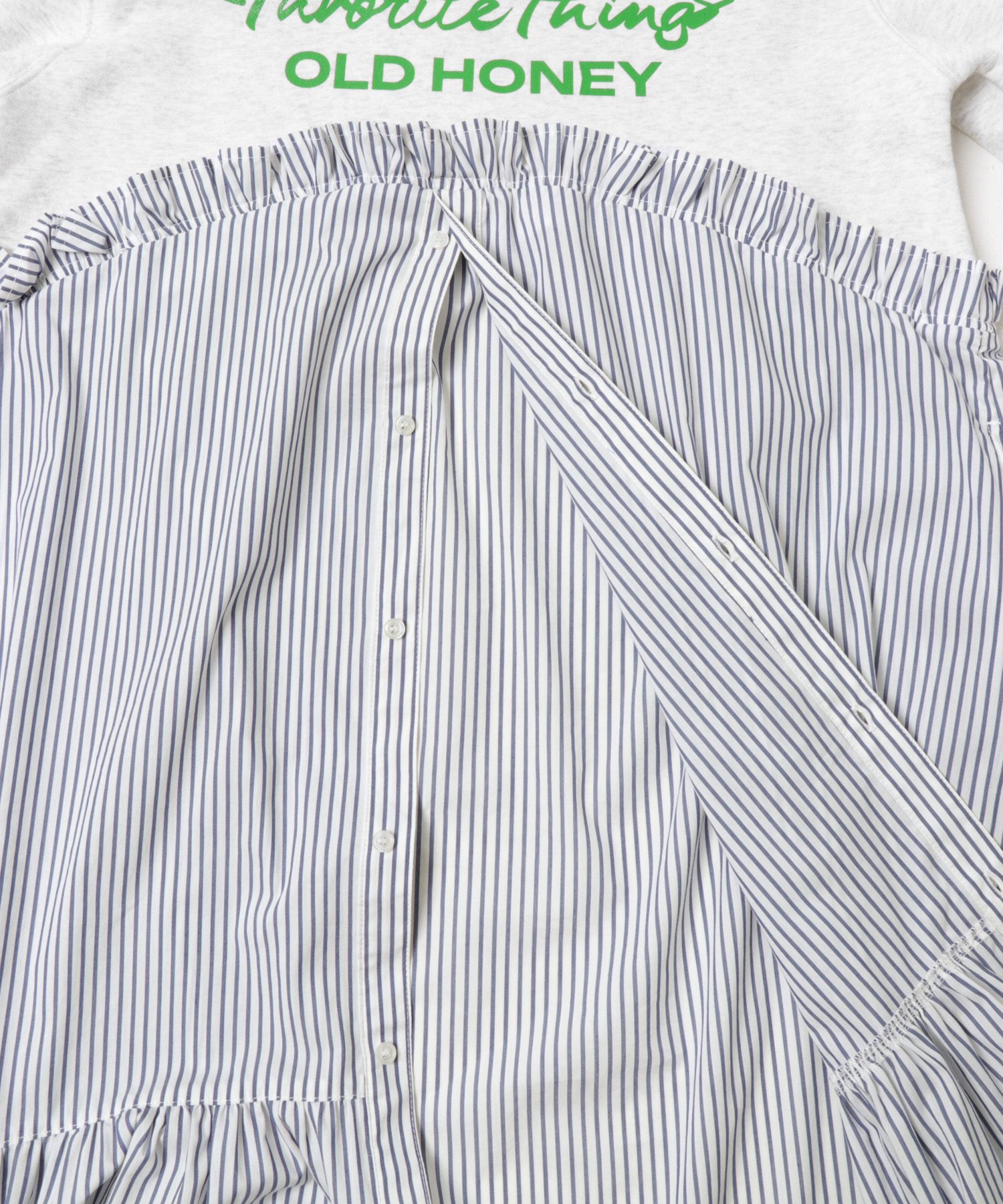 old honey　45°C dress 2ash×blue FREE