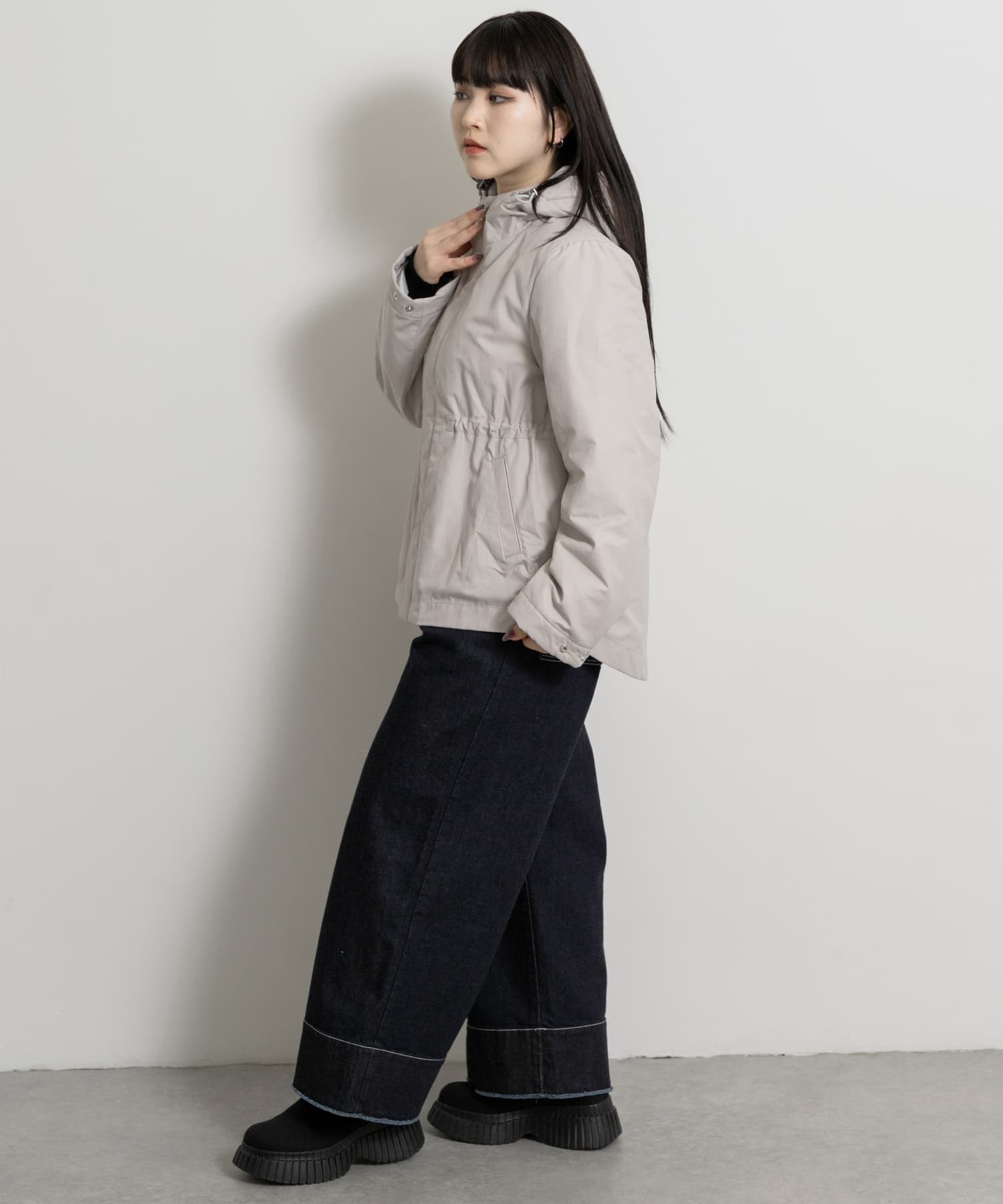 身長：156cm サイズ：M