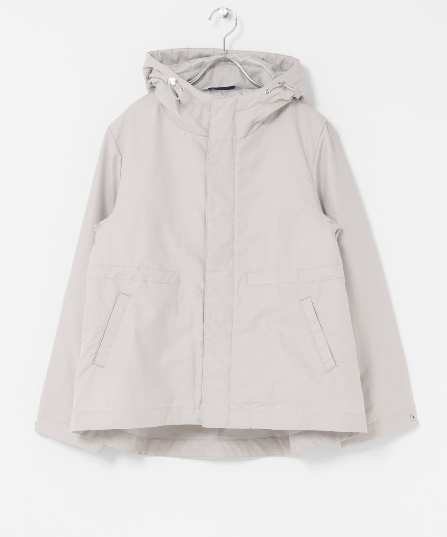 エポカ●極美品●リネンタッチ ノーカラーコンパクトジャケット スクエアヘム M 別注』KAPOK KNOT×TGM エアーライトペプラムジャケット(S GREIGE