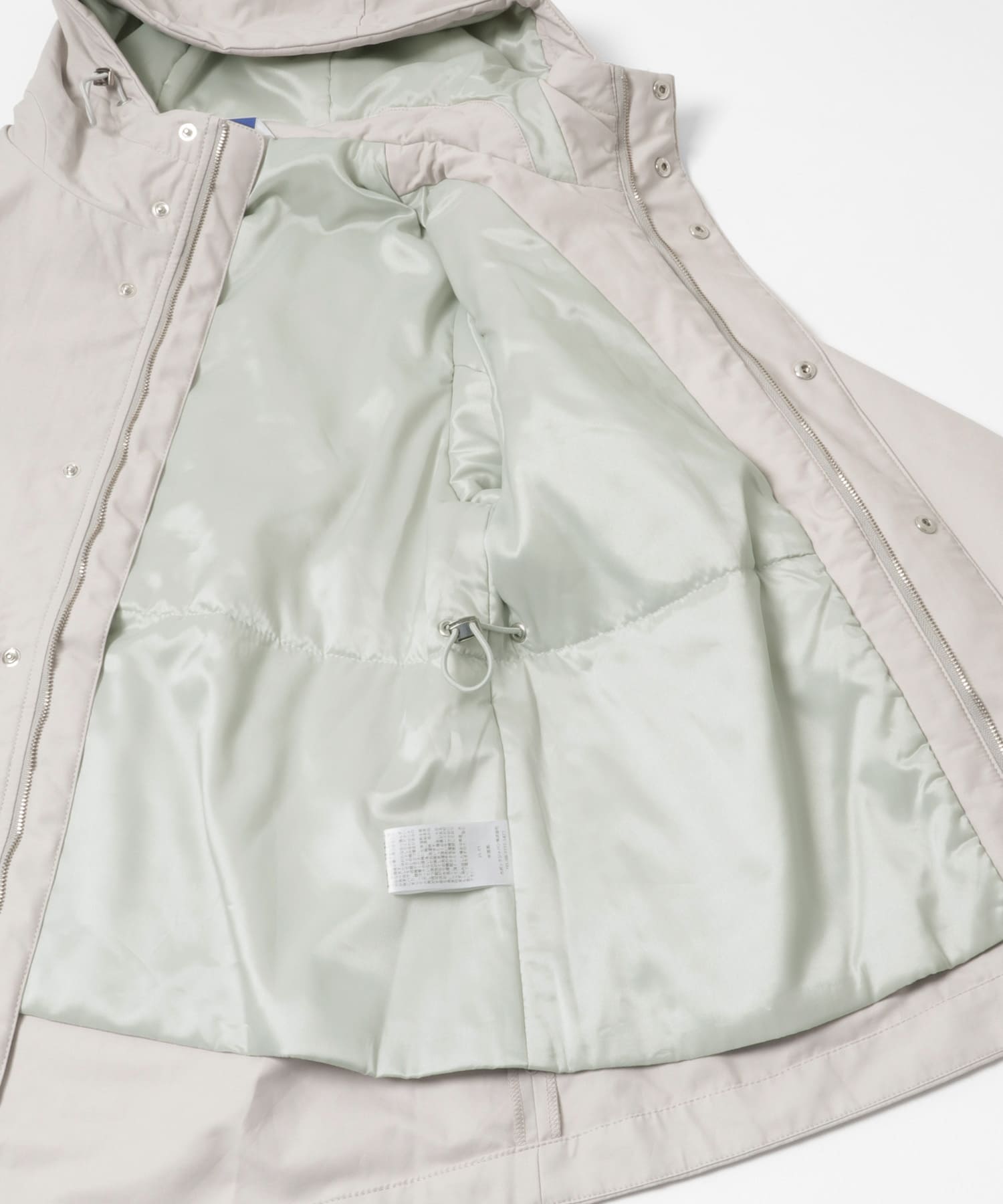 『別注』KAPOK KNOT×TGM　エアーライトペプラムジャケット GREIGE S