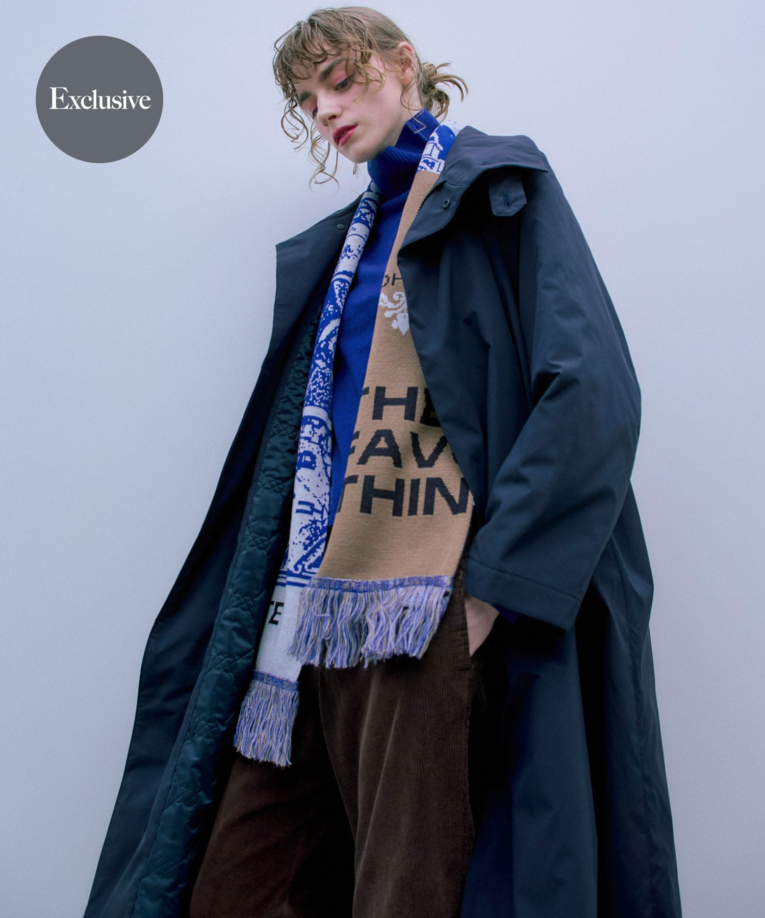 『別注』KAPOK KNOT×TGM　スタンドカラーコート