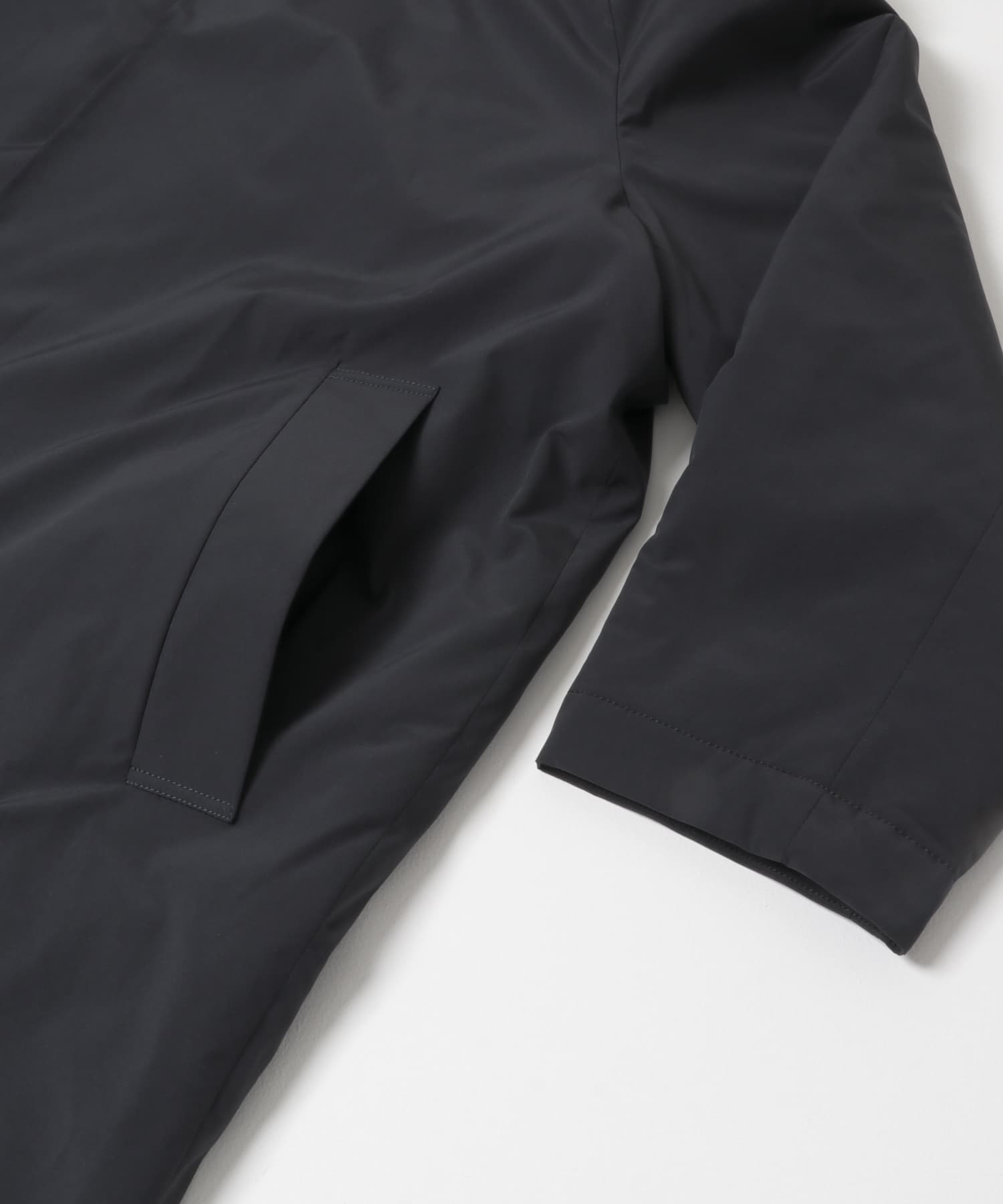 『別注』KAPOK KNOT×TGM　スタンドカラーコート BLACK M