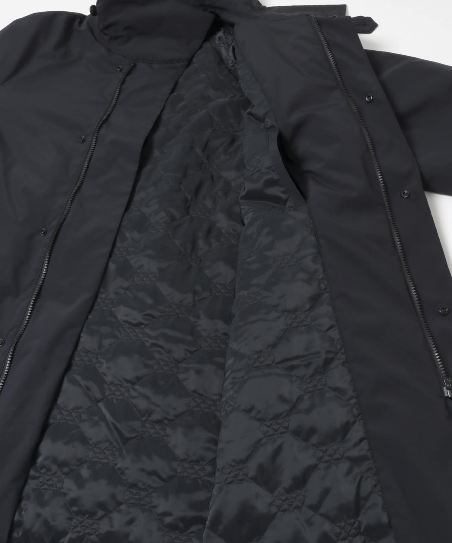 『別注』KAPOK KNOT×TGM　スタンドカラーコート BLACK M