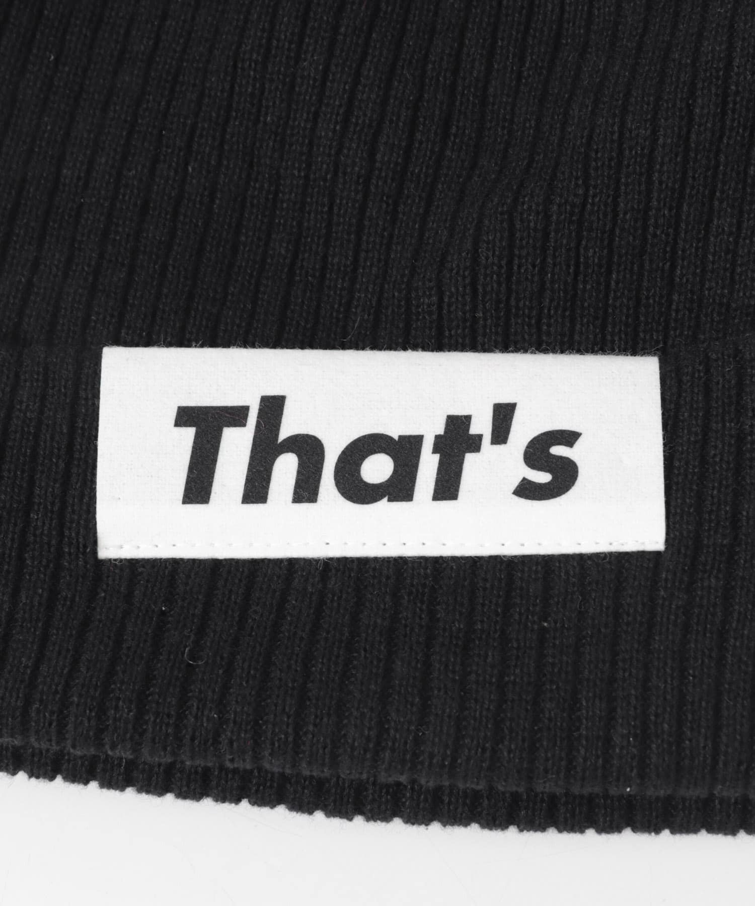 『別注』That’s×THE GOODLAND MARKET　The Beanie BK Free