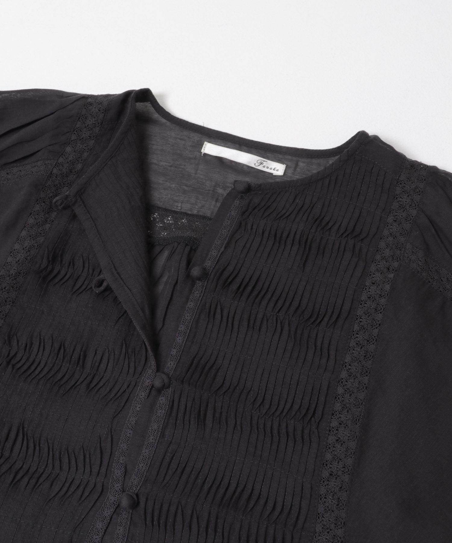 RIVER LACE BLOUSE BLACK Free